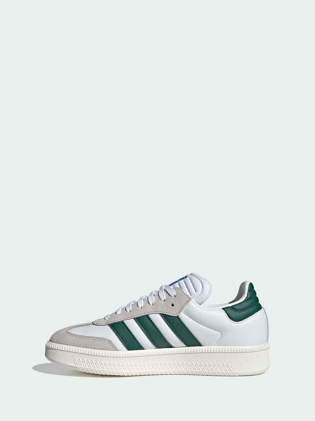 Adidas Samba XLG sneakers bianco con bande verdi JR0934 BIANCO ADIDAS