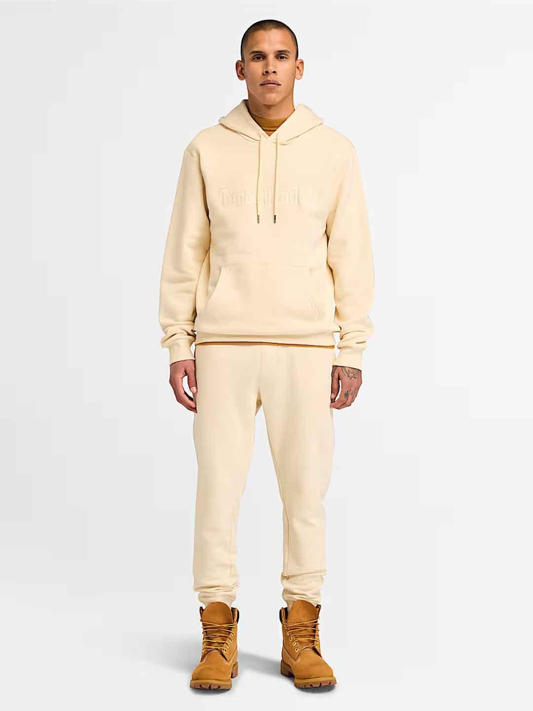 Timberland Hampton felpa panna con cappuccio TB0A6VFJ PANNA TIMBERLAND