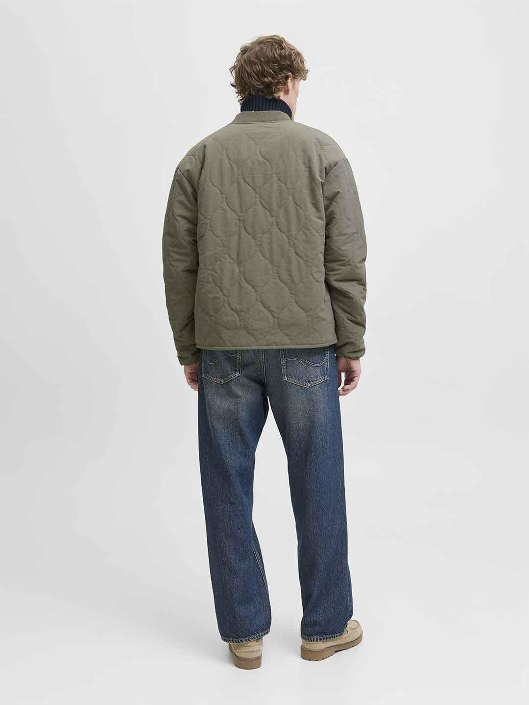 Jack & Jones giubbino verde con tasche 12279236 VERDE JACK & JONES