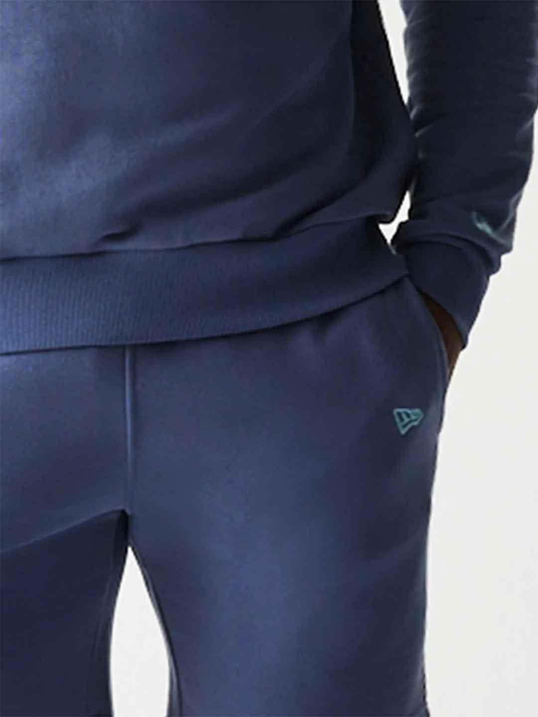 New Era felpa celeste con logo azzurro 60684482 CELESTE NEW ERA