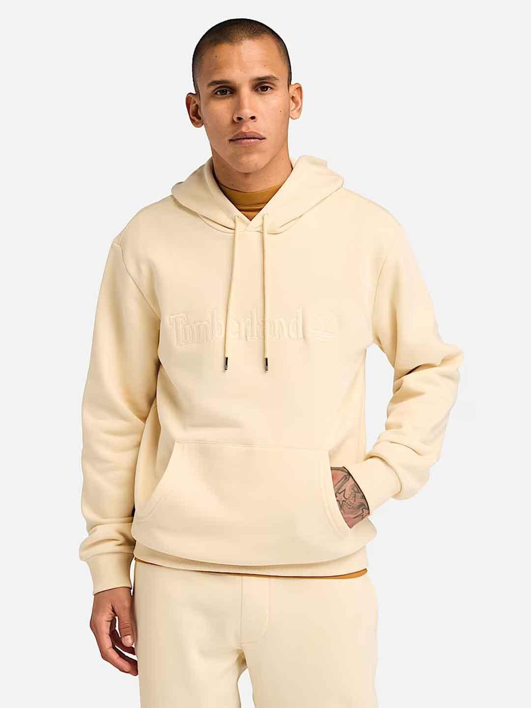 Timberland Hampton felpa panna con cappuccio TB0A6VFJ PANNA TIMBERLAND