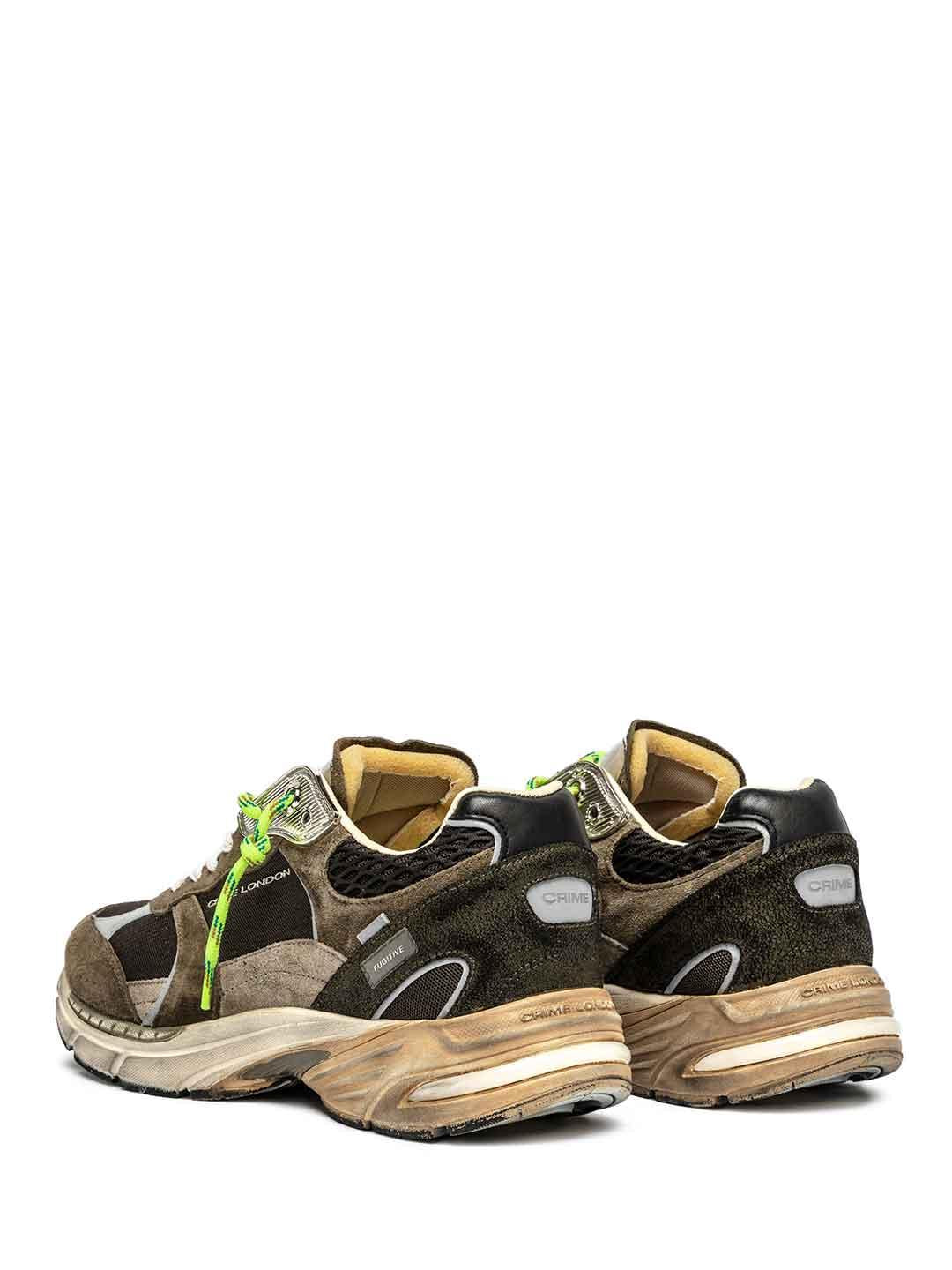 Crime Fugitive 9094 sneakers verde running 11301 VERDE CRIME