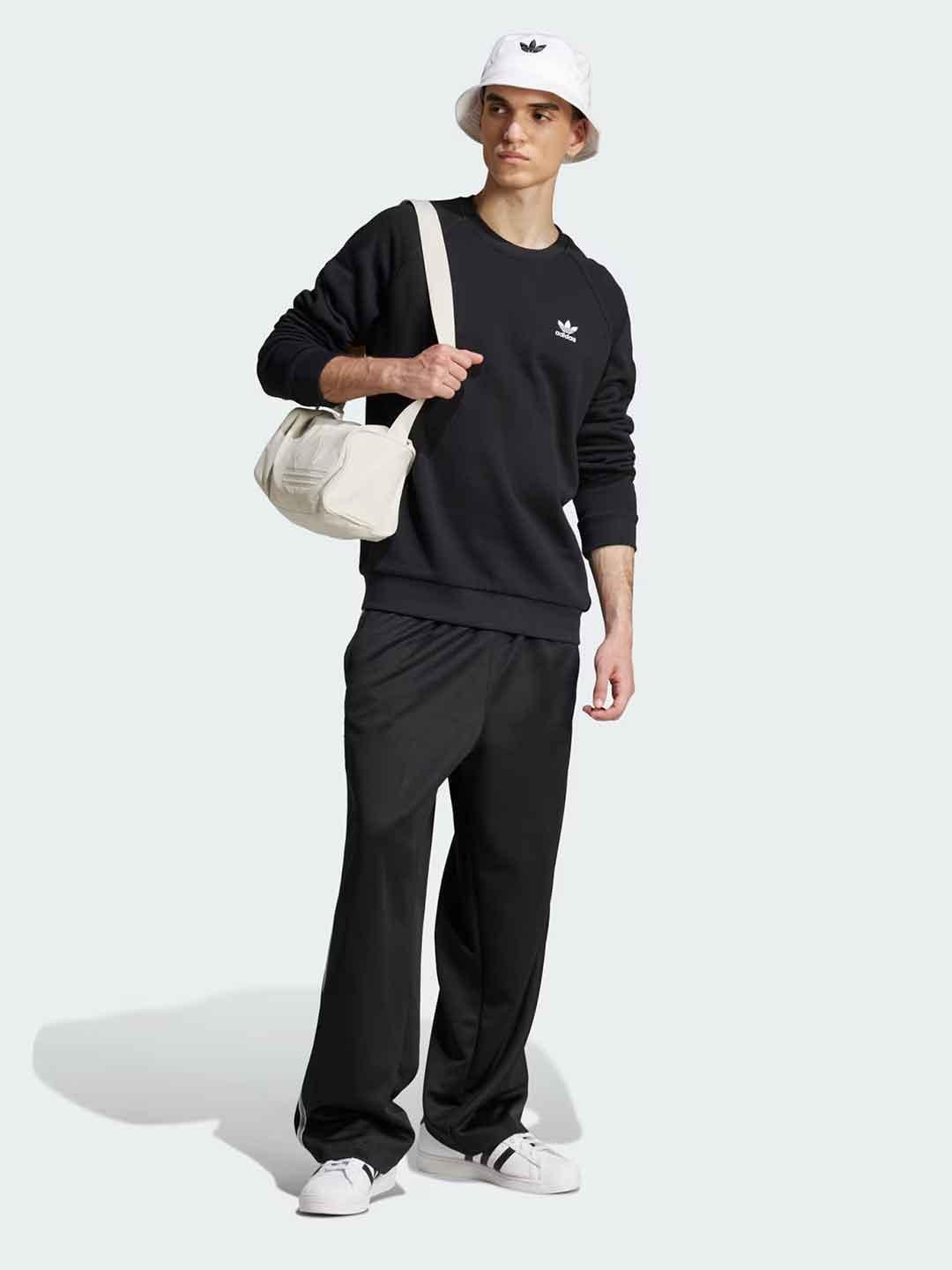 Adidas felpa nero girocollo JD2412 NERO ADIDAS