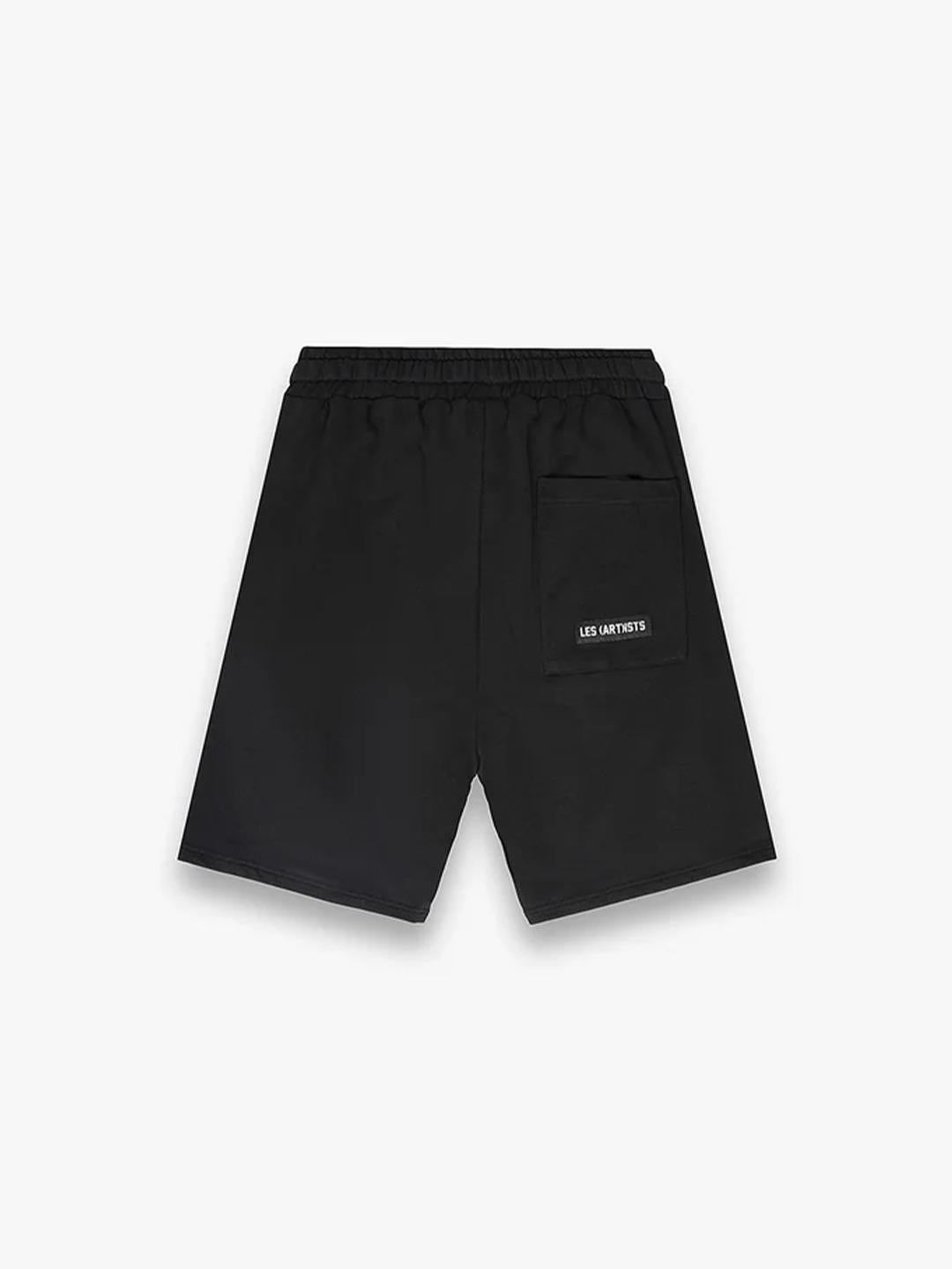 Les Artists bermuda nero con logo PT800 NERO LES ARTISTS