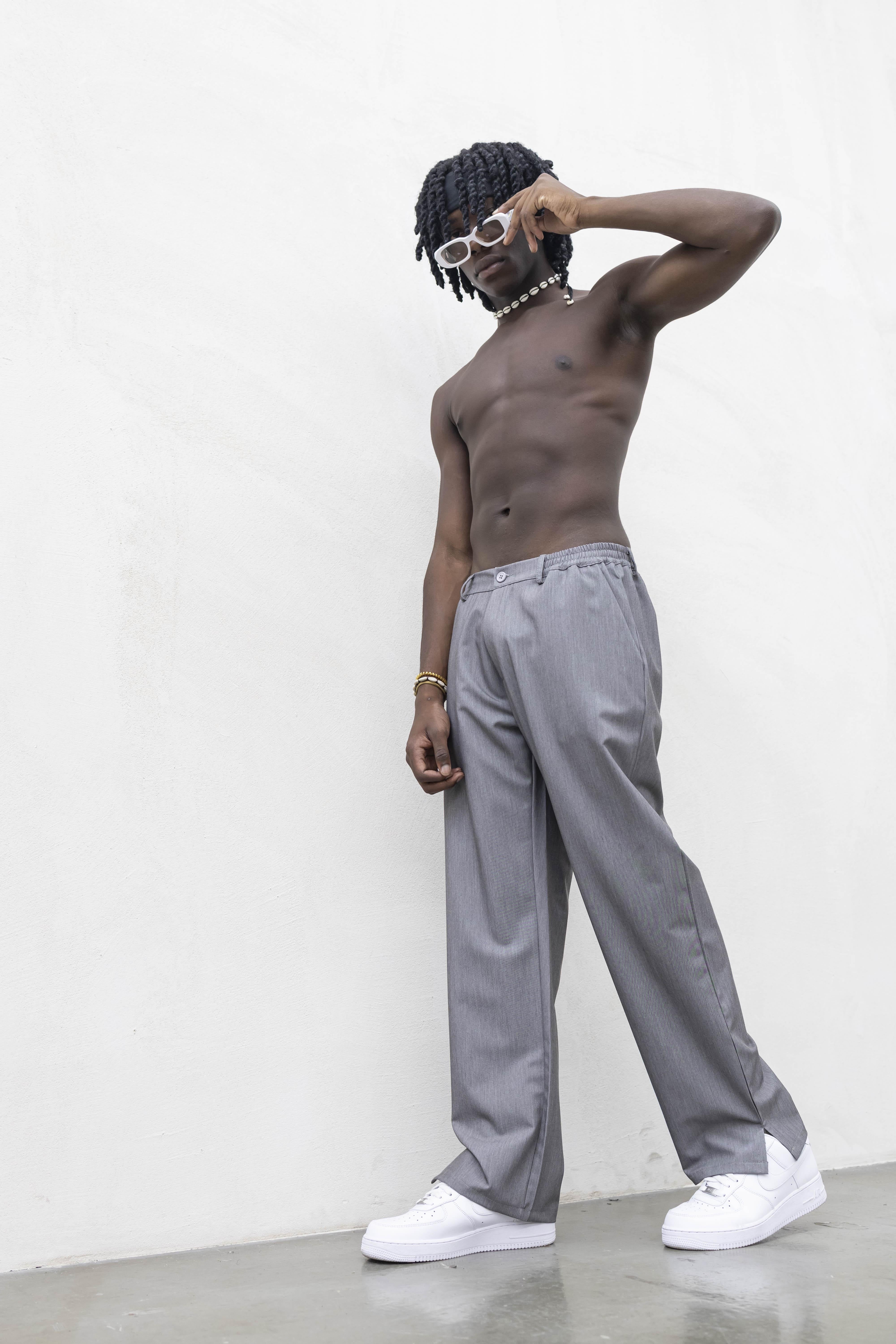 Tokyo pantaloni grigio simply con spacchetti TKO003 GRIGIO TOKYO