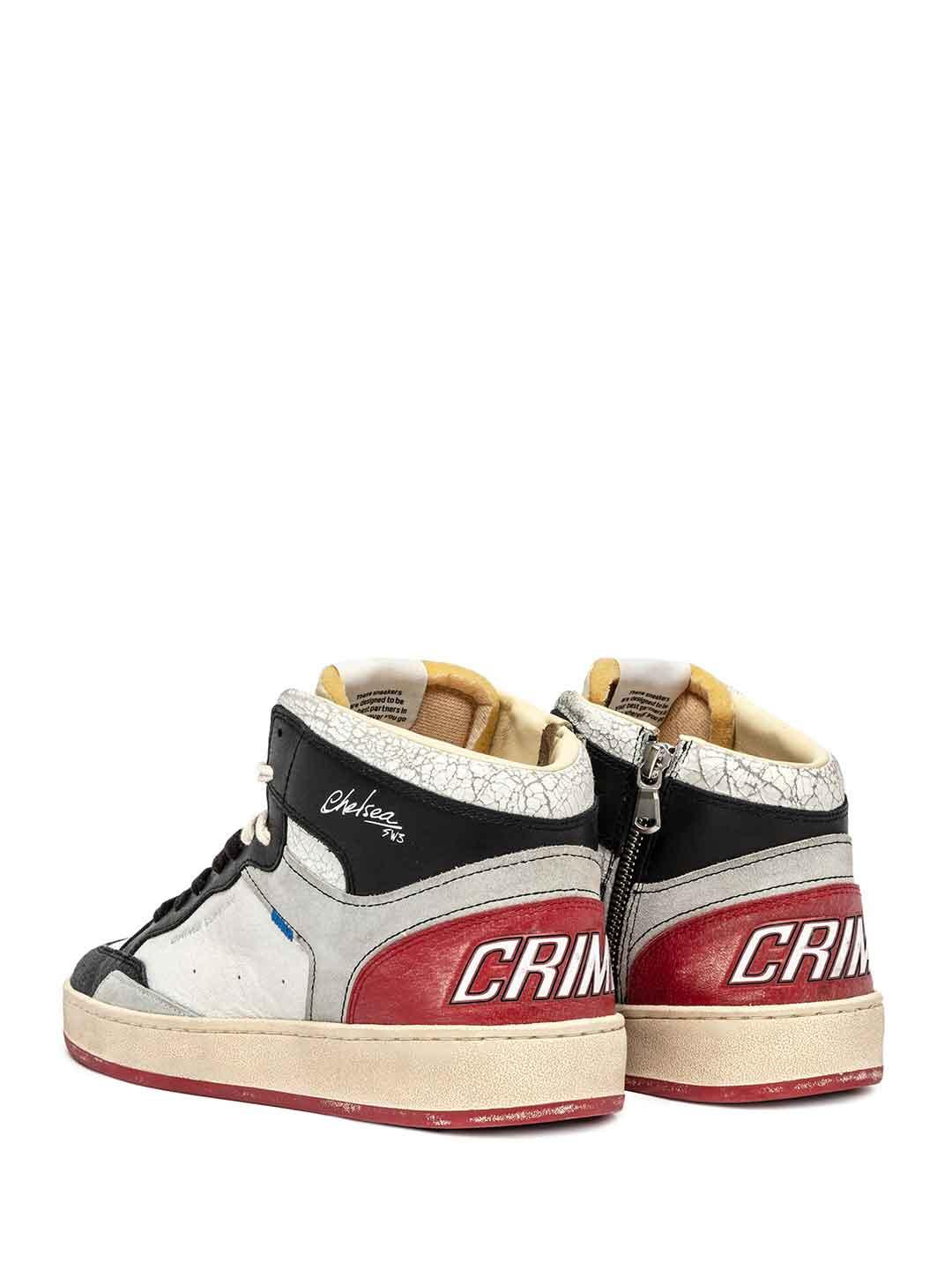 Crime Chelsea Mid sneakers bianco 11232 BIANCO CRIME