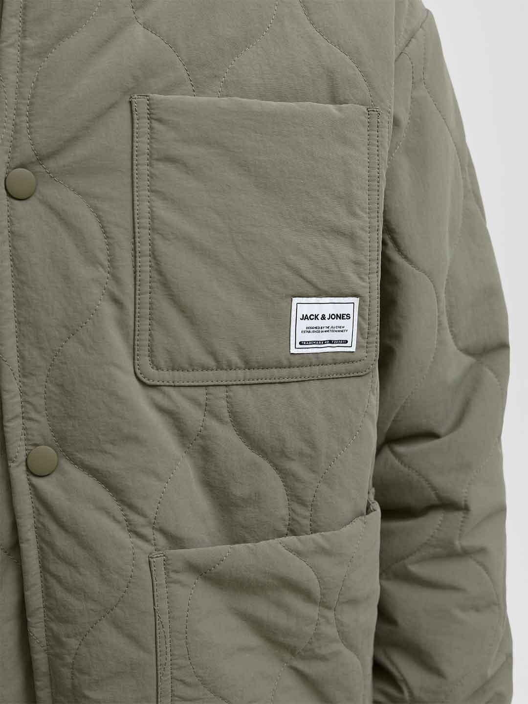 Jack & Jones giubbino verde con tasche 12279236 VERDE JACK & JONES