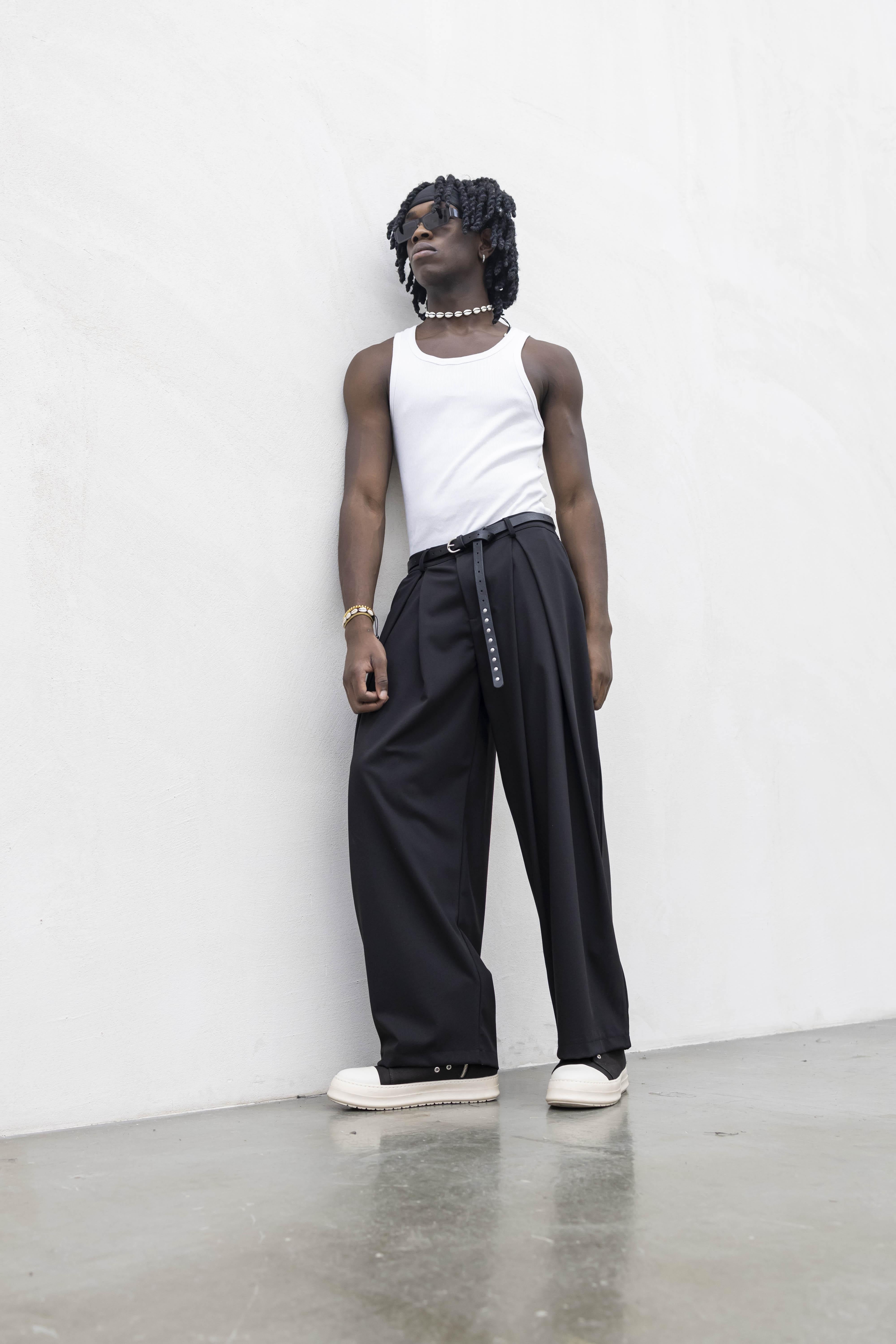 Tokyo pantaloni nero con super pences TKO005 NERO TOKYO