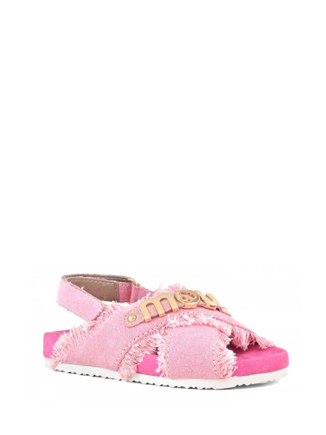 Mou Bio sandali kids rosa in jeans SK631002K ROSA MOU