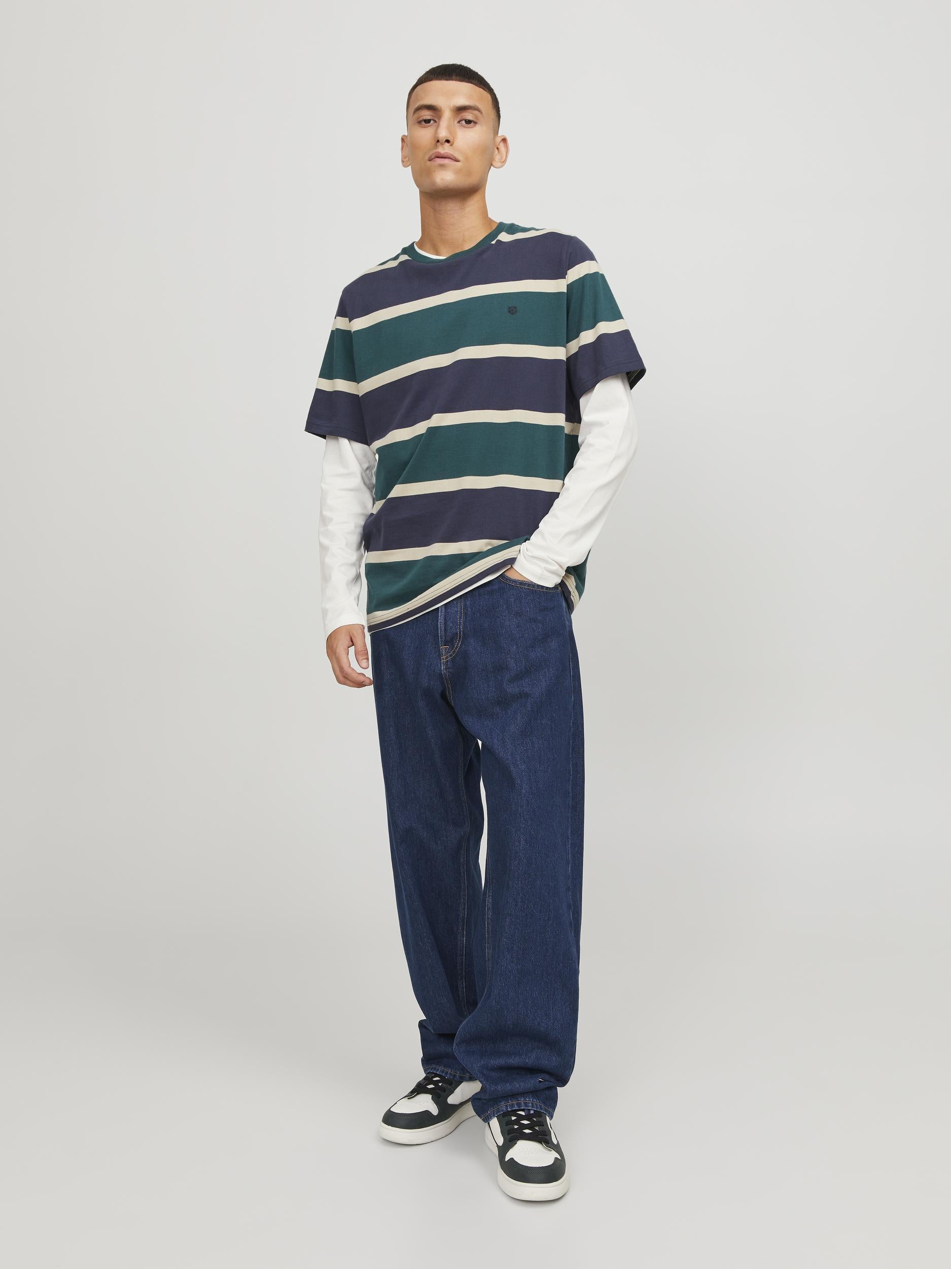 Jack & Jones jeans blu loose fit 12249028 BLU JACK & JONES