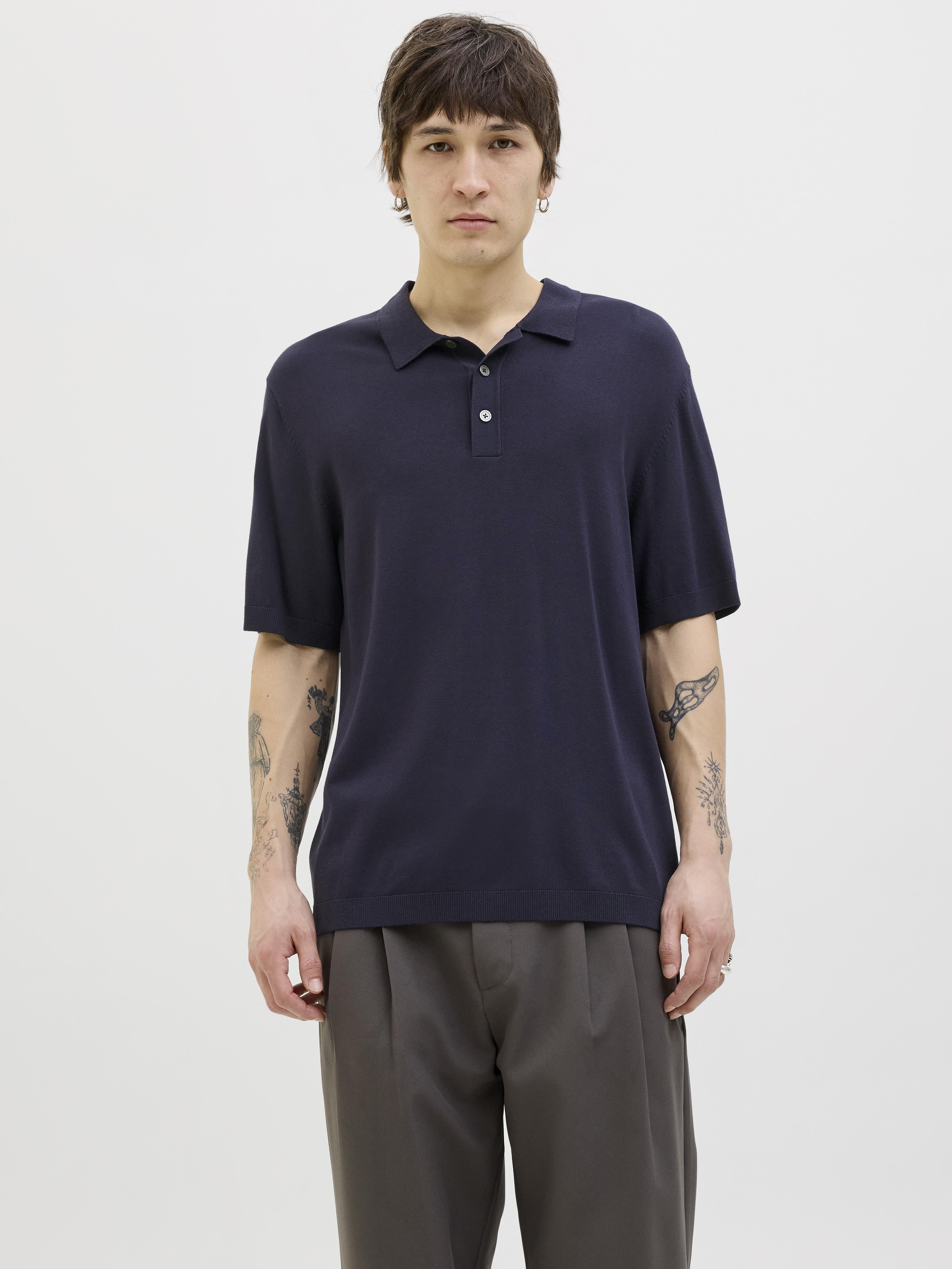 Jack & Jones polo blu 12275454 BLU JACK & JONES