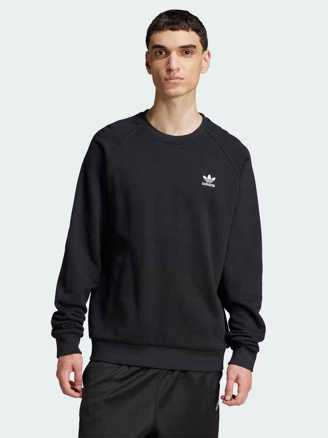 Adidas felpa nero girocollo JD2412 NERO ADIDAS