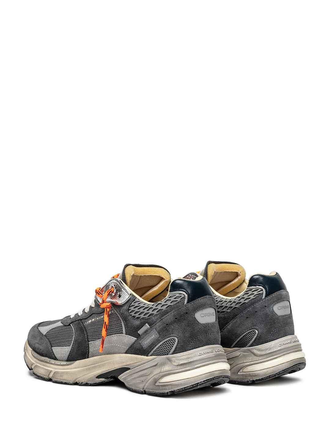 Crime Fugitive 9094 sneakers grigio running 11302 GRIGIO CRIME