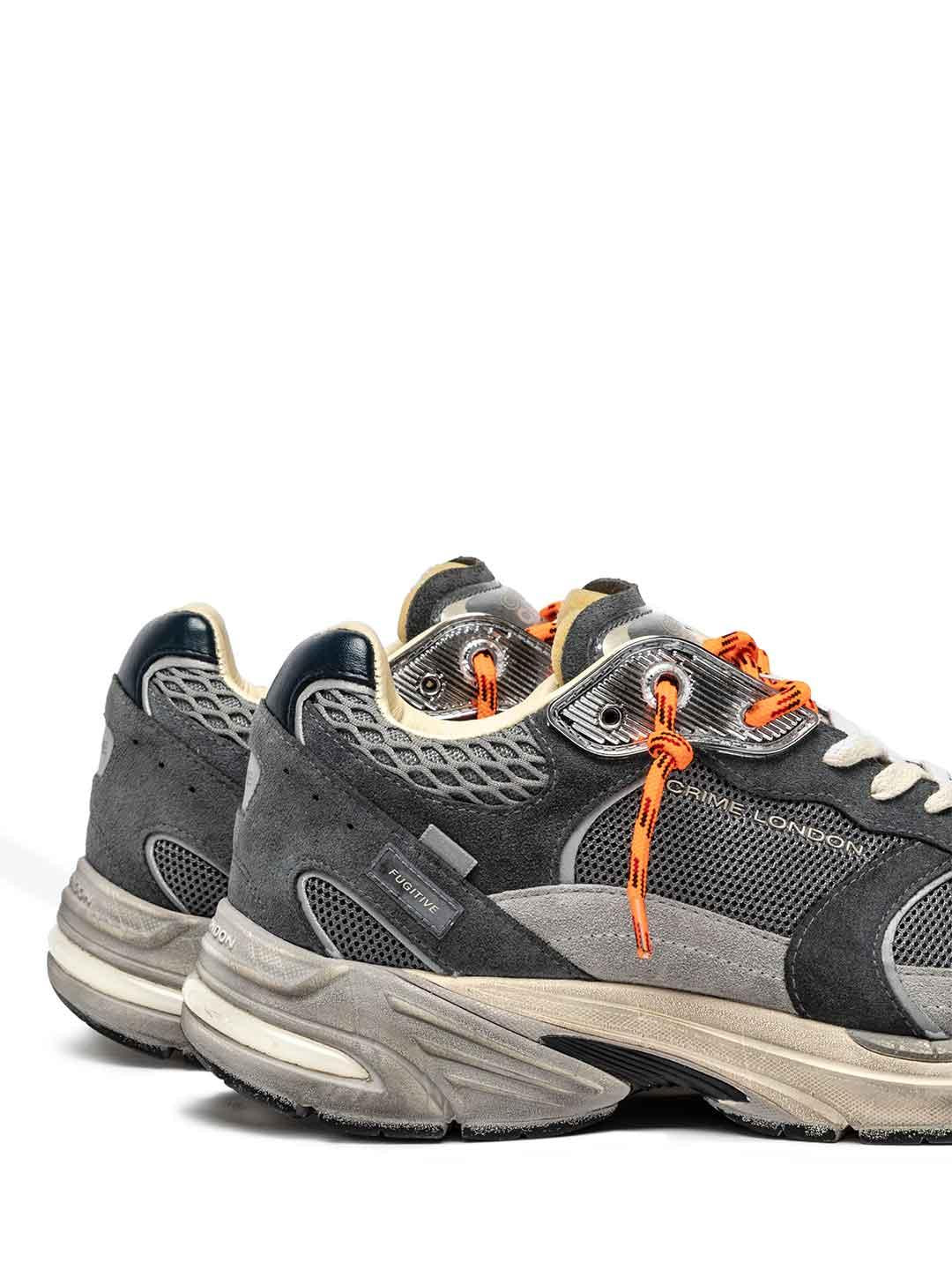 Crime Fugitive 9094 sneakers grigio running 11302 GRIGIO CRIME