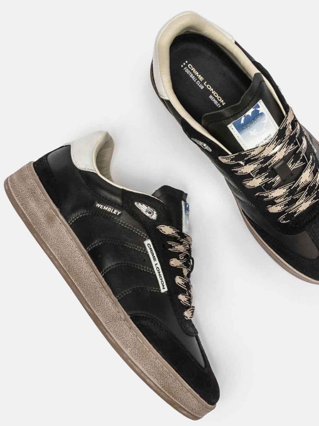 Crime Wembley sneakers nero 11252 NERO CRIME