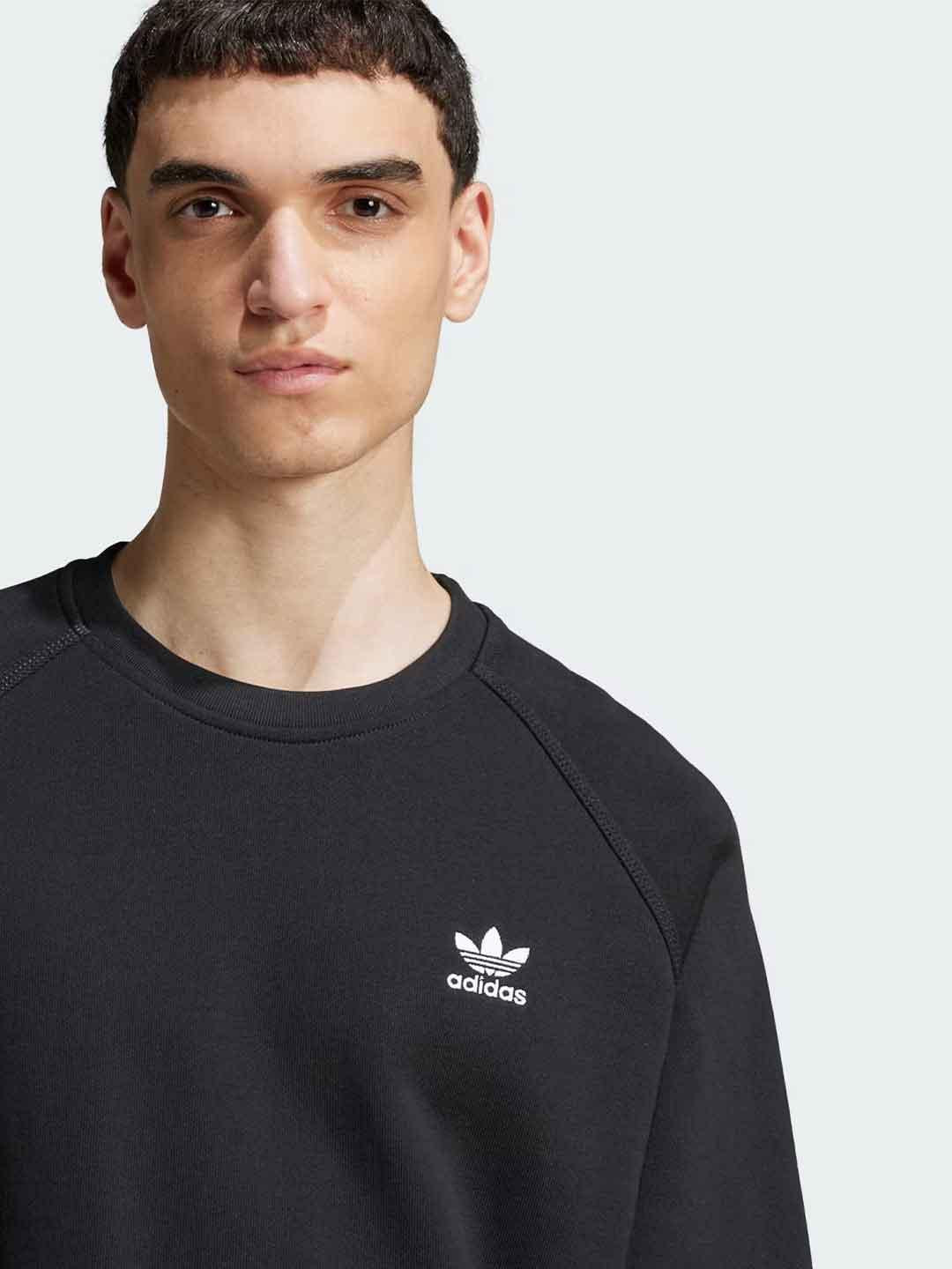 Adidas felpa nero girocollo JD2412 NERO ADIDAS