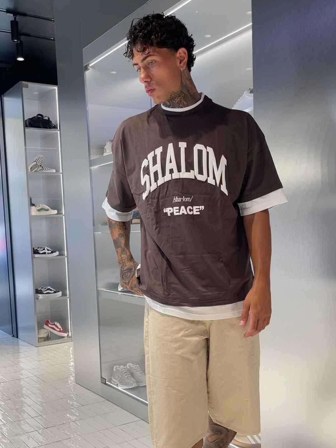 All Five t-shirt marrone ADONAI MARRONE ALL FIVE