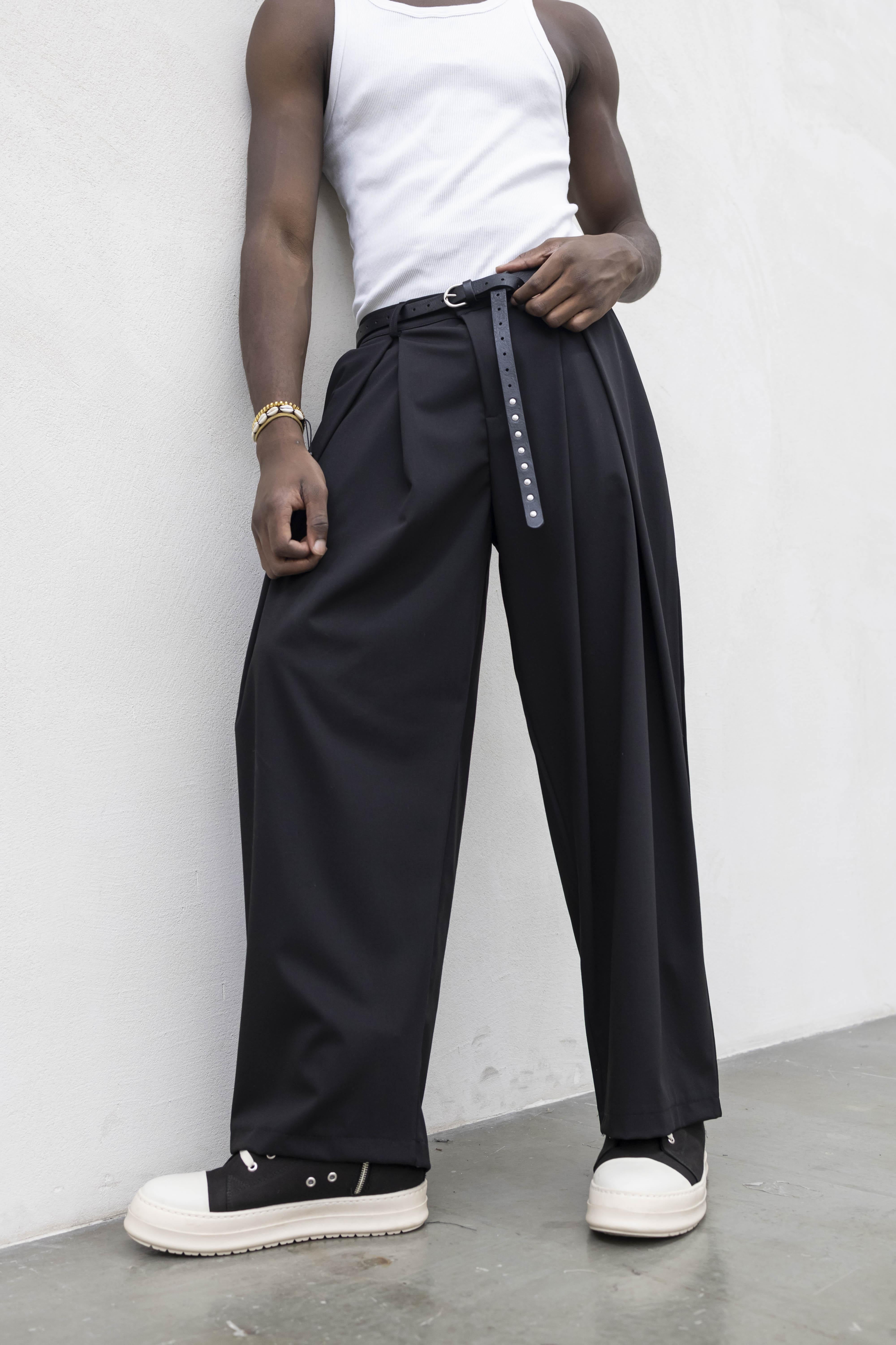 Tokyo pantaloni nero con super pences TKO005 NERO TOKYO