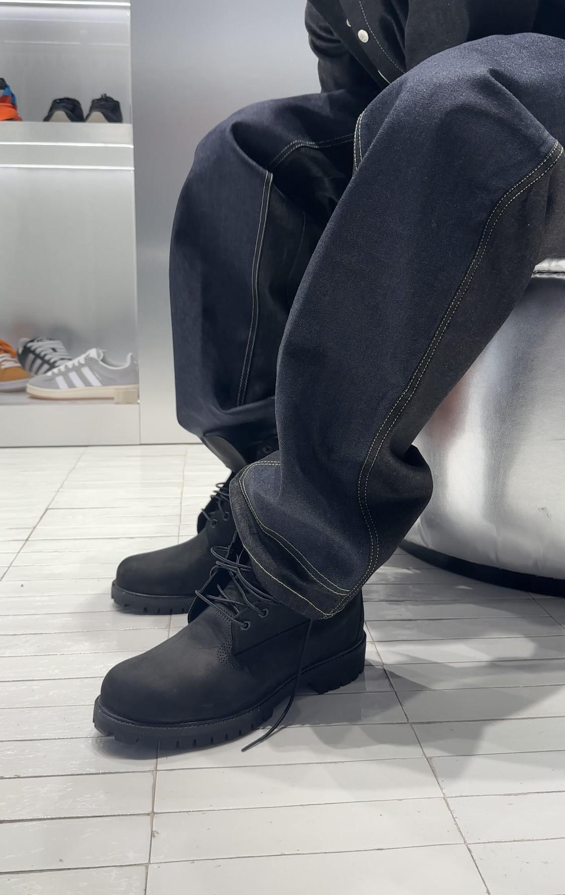 Timberland Premium 6 Inch anfibio nero impermeabile TB112907 NERO TIMBERLAND