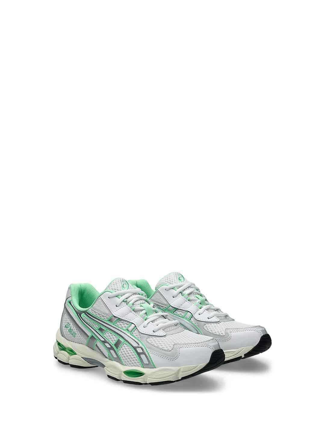 Asics Gel-NYC 2055 sneakers bianco e verde 1203A542-105 BIANCO ASICS