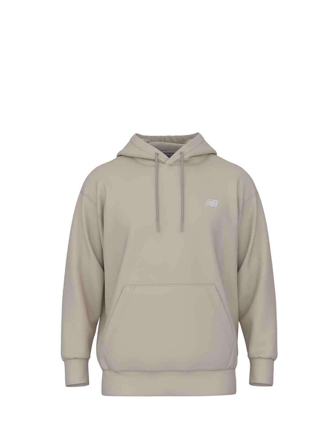 New Balance felpa beige con cappuccio MT41511TWF BEIGE NEW BALANCE