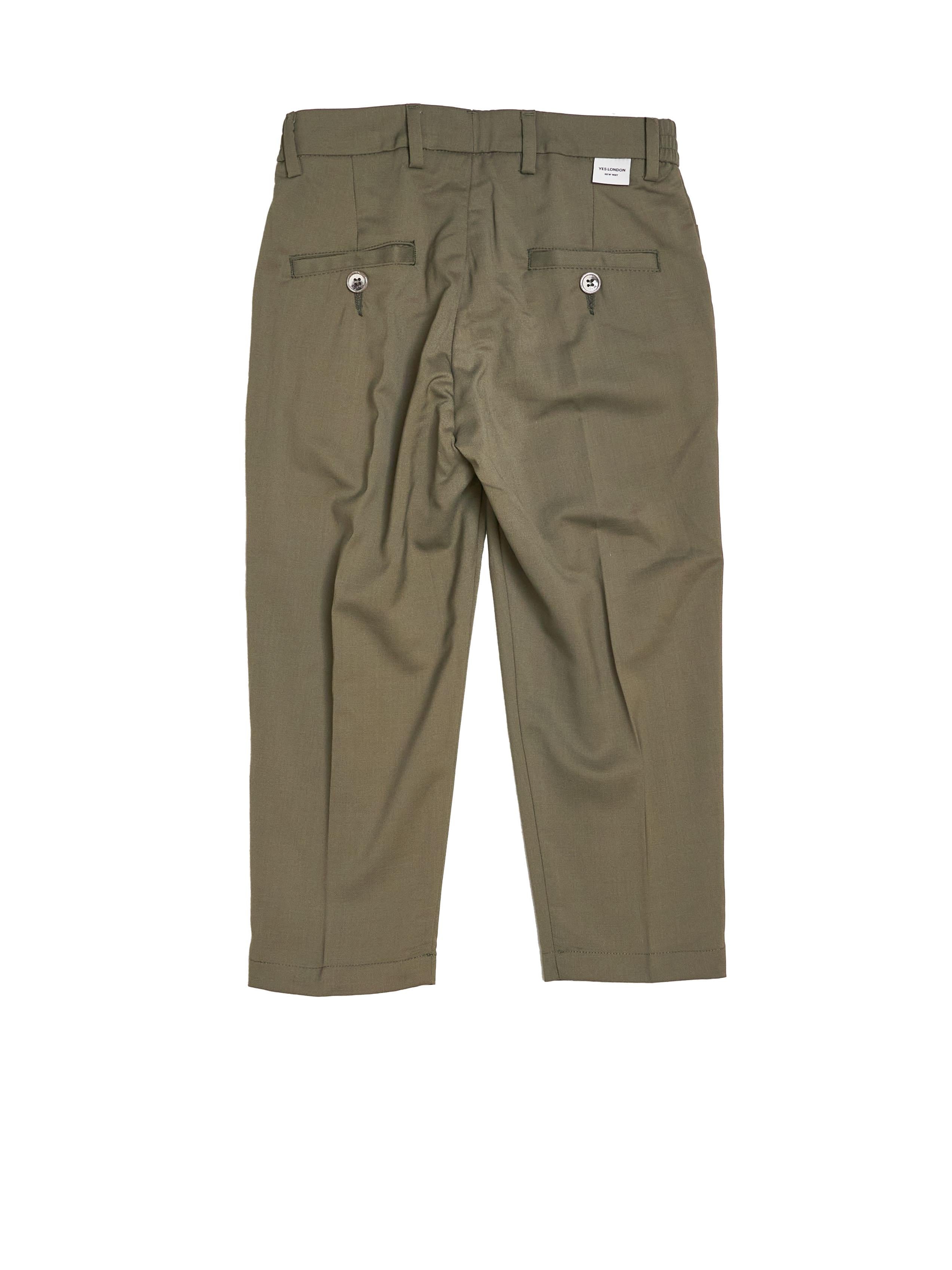 Yes London pantalone kids verde JR3049 VERDE YES LONDON