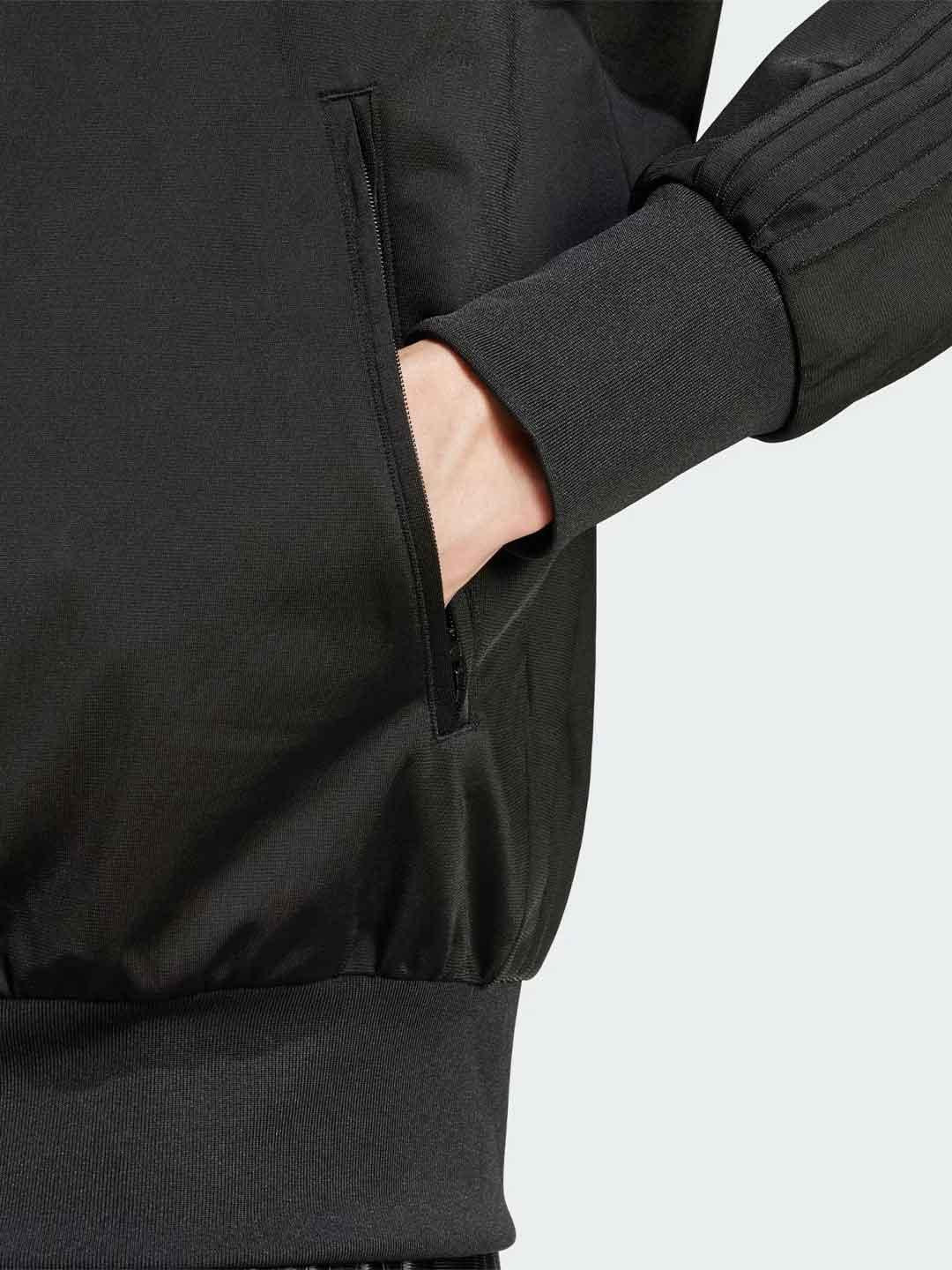 Adidas felpa nero con zip JY1347 NERO ADIDAS