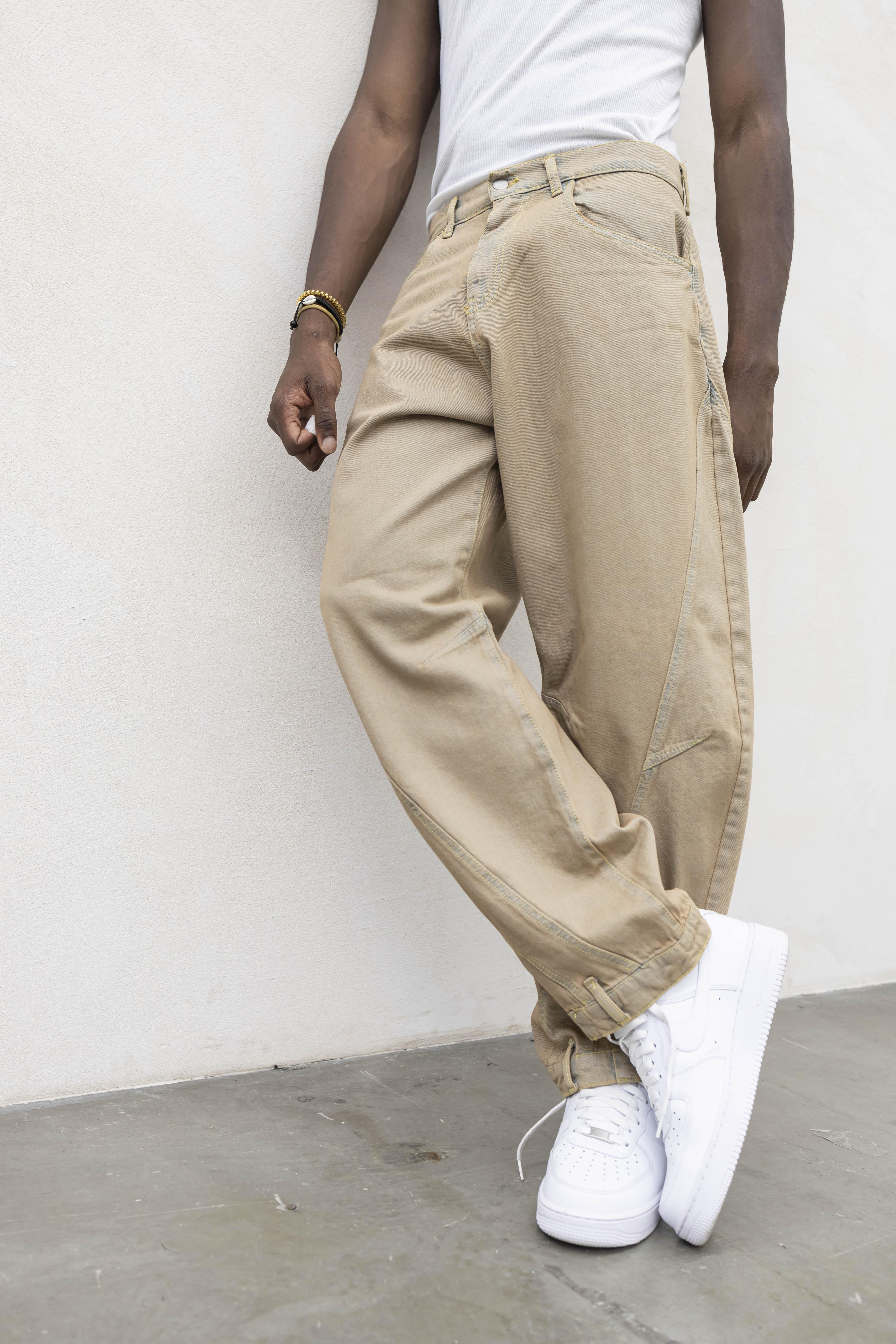 Present Day coordinato beige in denim PRS013 BEIGE PRESENT DAY