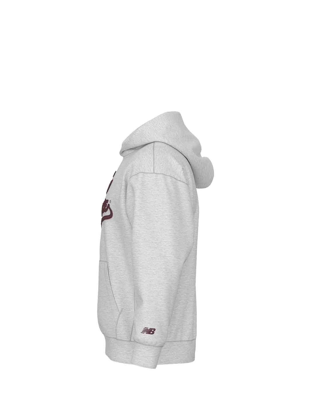 New Balance felpa grigio con grafica MT53902AHH GRIGIO NEW BALANCE