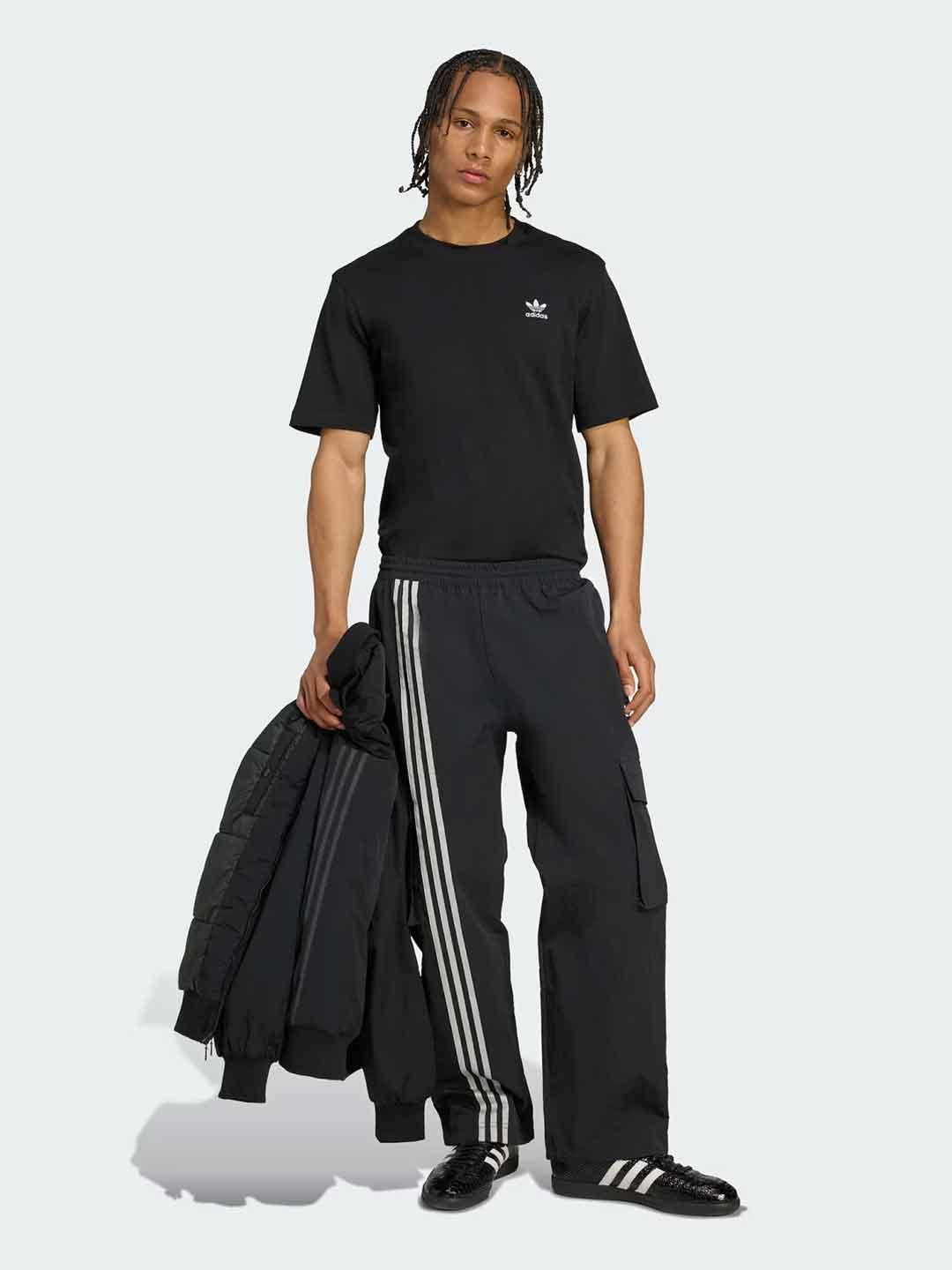 Adidas pantalone nero cargo JV9892 NERO ADIDAS