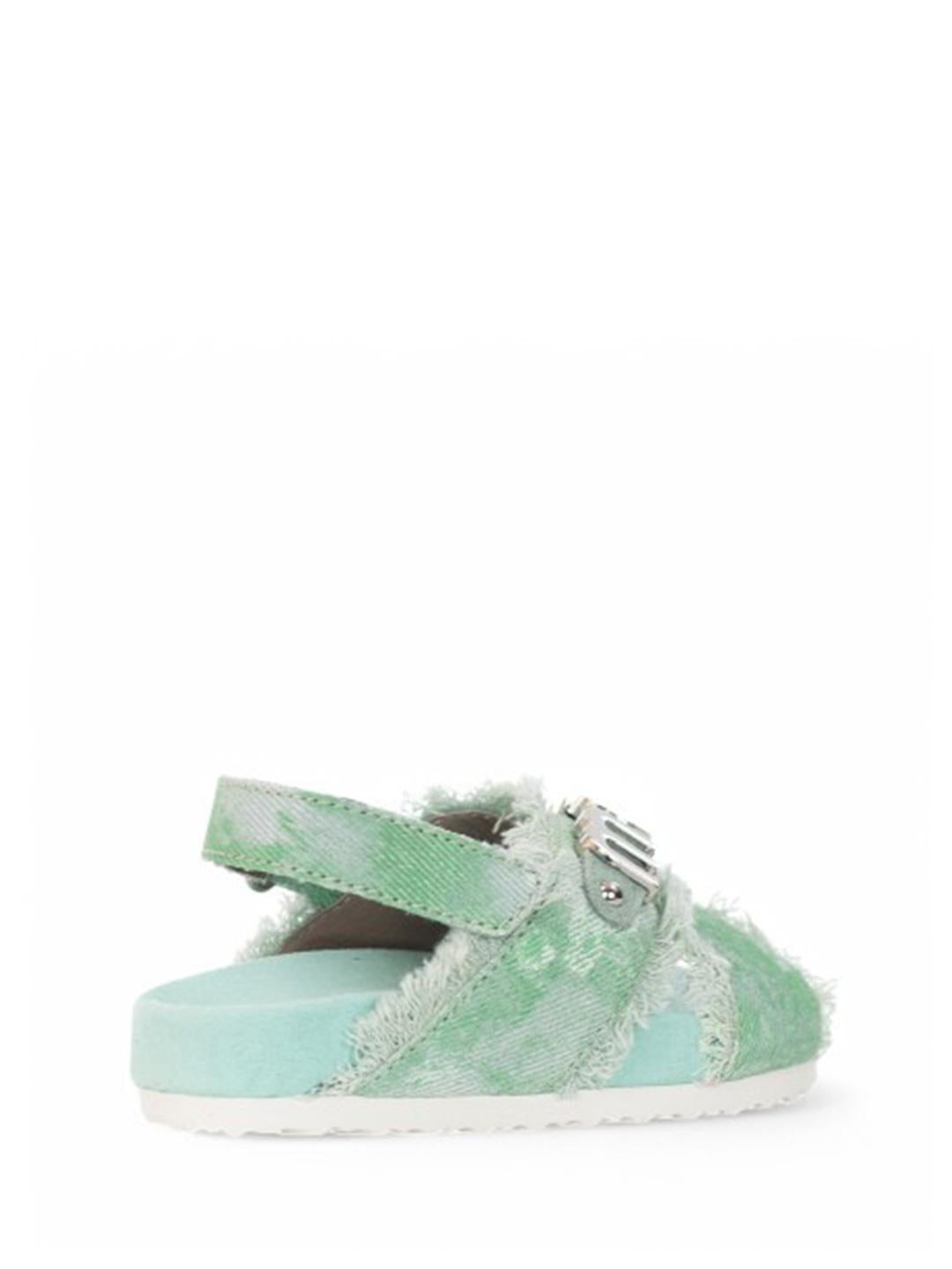 Mou Bio sandali kids verde in jeans SK631003K VERDE MOU