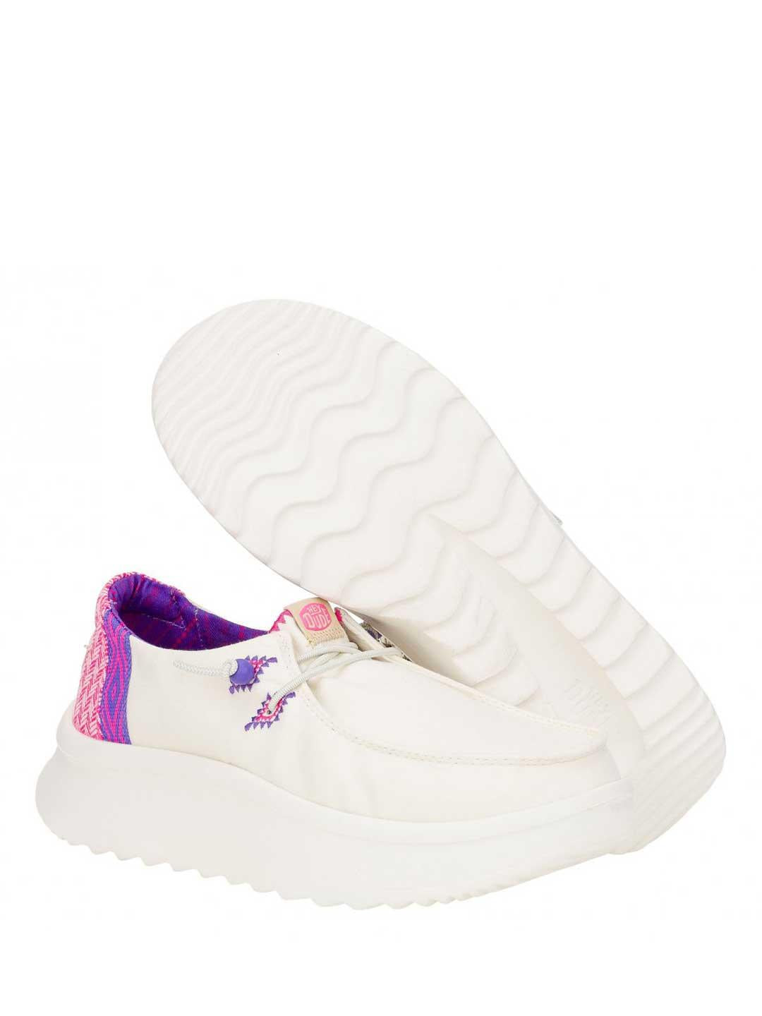 Hey Dude Wendy sneakers bianco 41946 BIANCO HEY DUDE