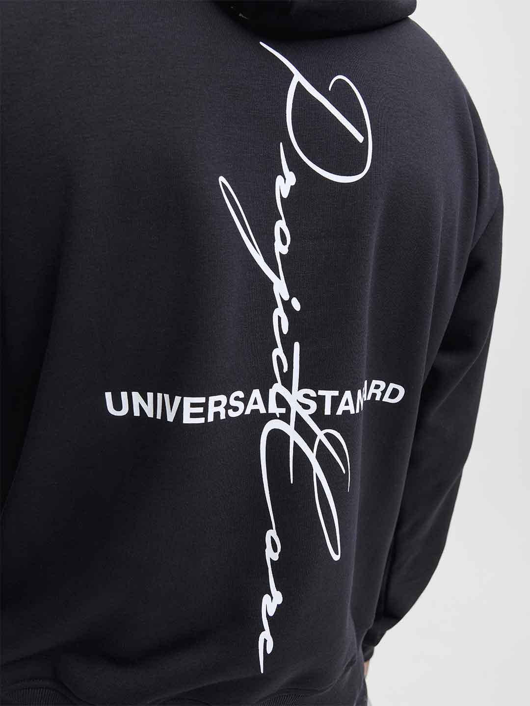 Jack & Jones felpe nero con cappuccio 12282973 NERO JACK & JONES