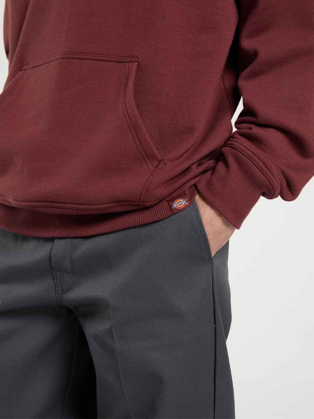 Dickies Donut House felpa bordeaux DK0A88ATL161 BORDEAUX DICKIES