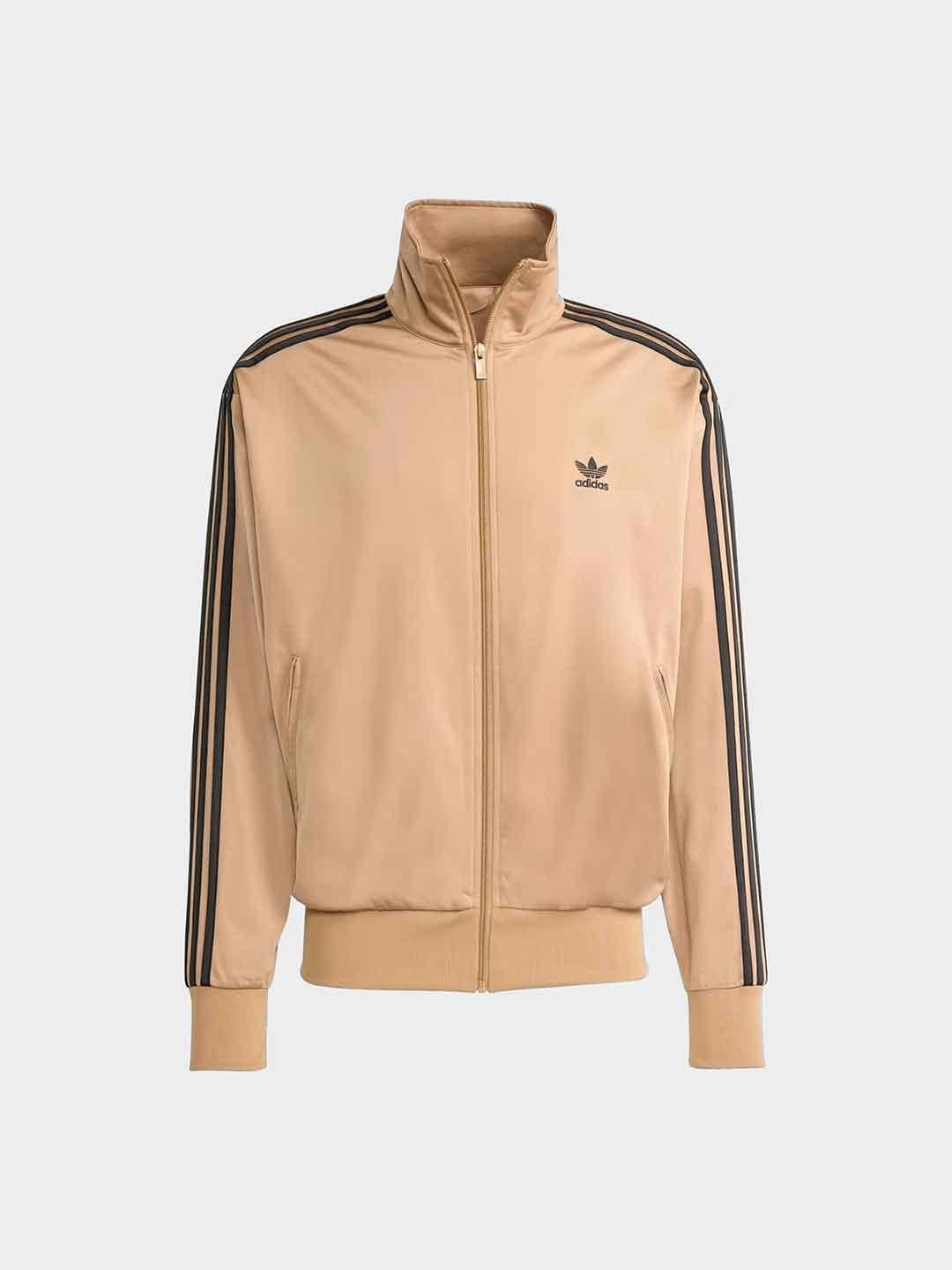 Adidas Adicolor felpa beige con bande nere JY6366 BEIGE ADIDAS