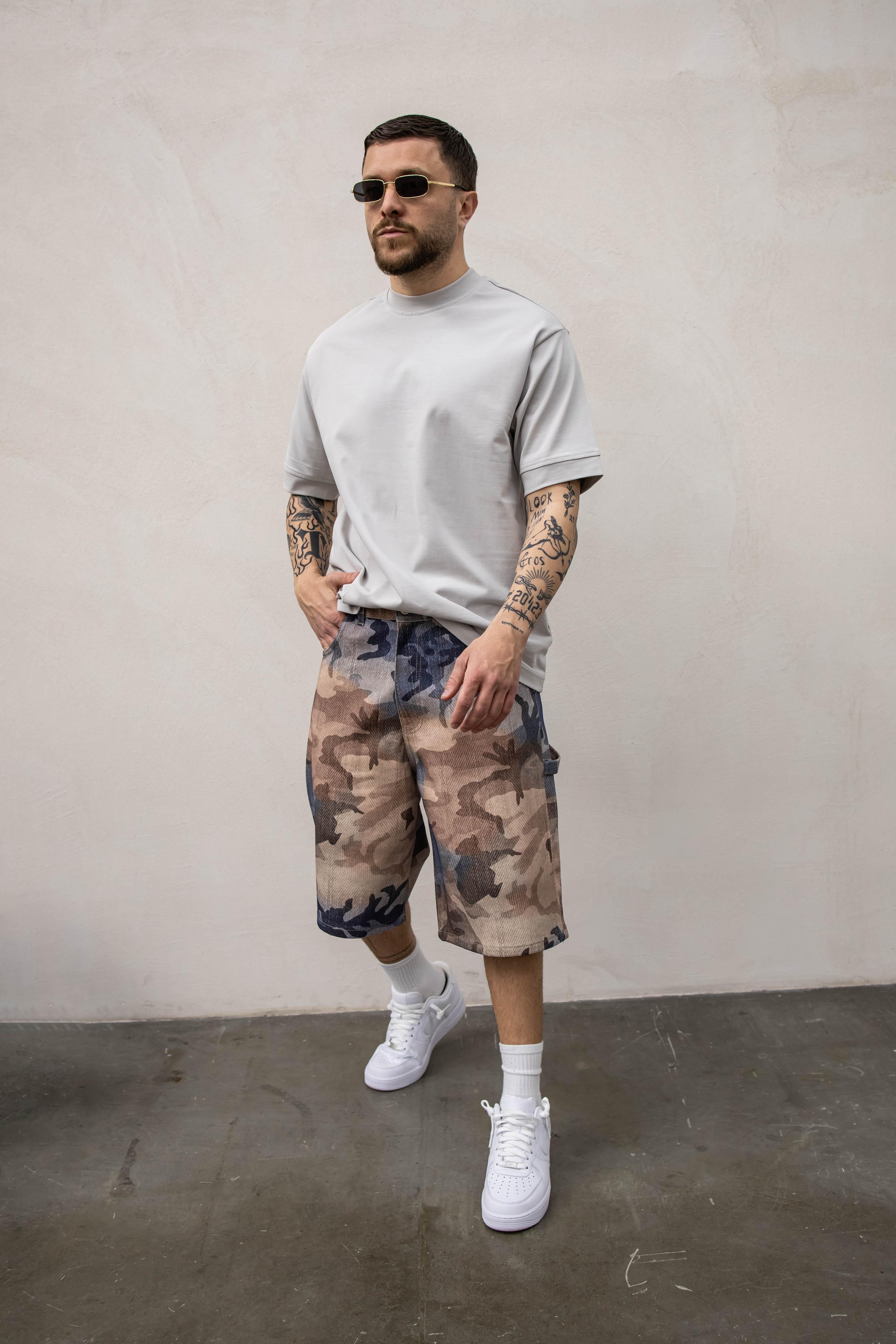 Present Day bermuda beige mimetico PDP047 BLU PRESENT DAY