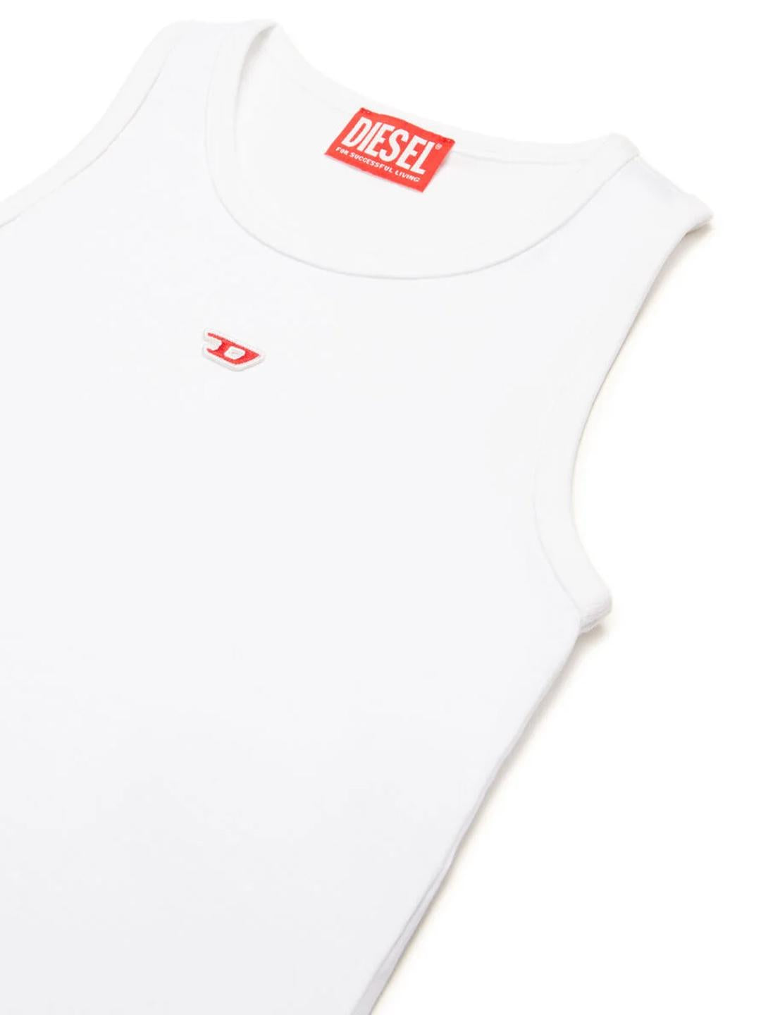 Diesel Taspyrd canotta kids bianco J02238-0GRAI BIANCO DIESEL