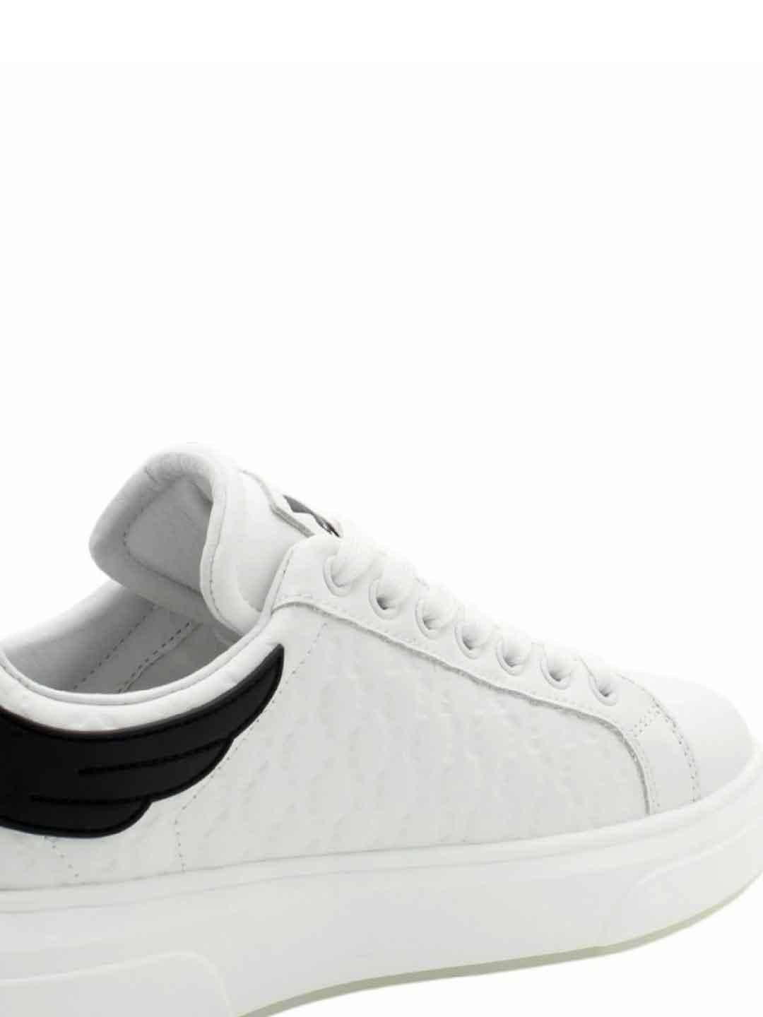 John Richmond 29105 CPA sneakers bianco con placca 29105 CP A BIANCO JOHN RICHMOND