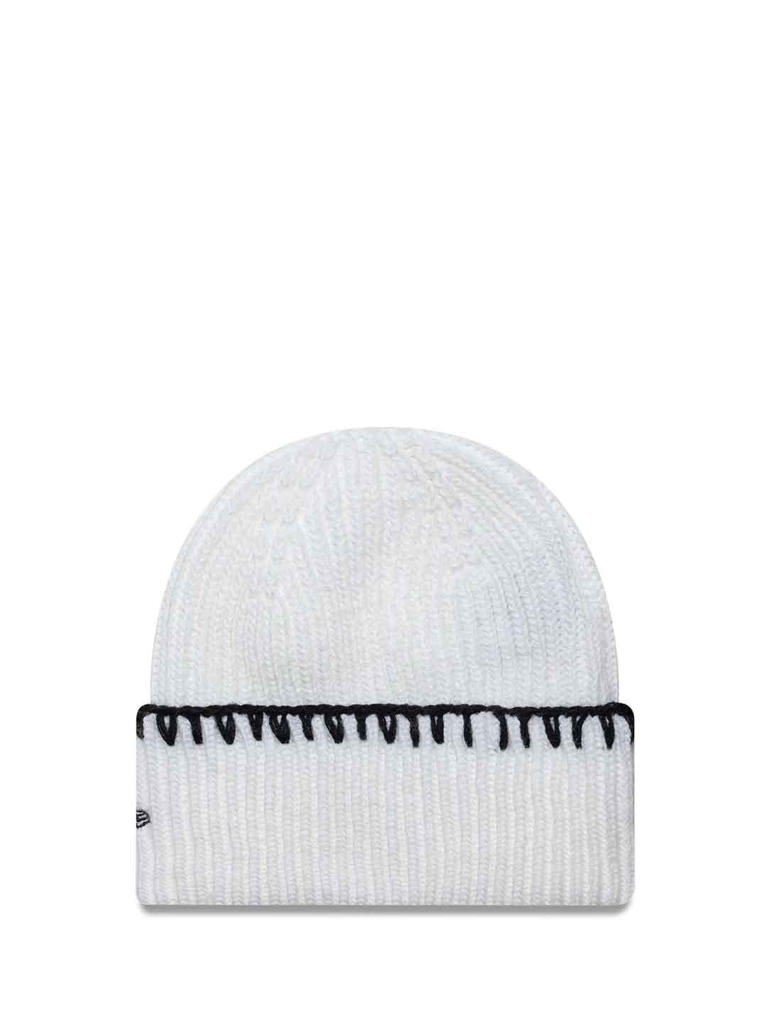 New Era cappello bianco NY con logo nero 60691289 BIANCO NEW ERA