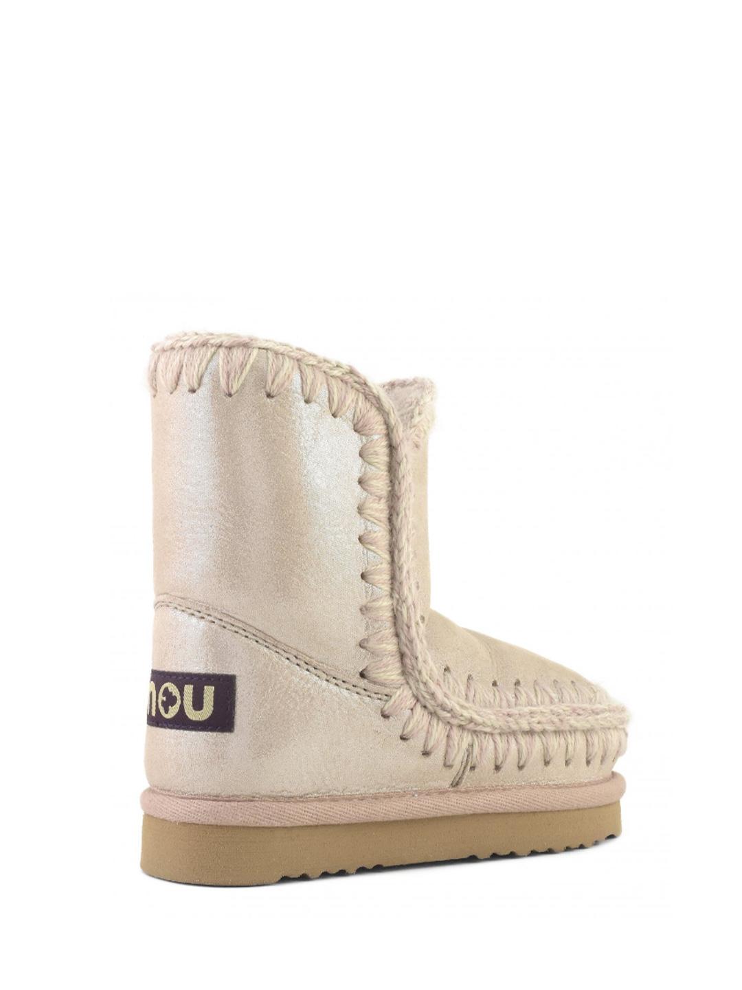 Mou Eskimo Kid stivali kids rosa laminato FK101000CJ ROSA MOU