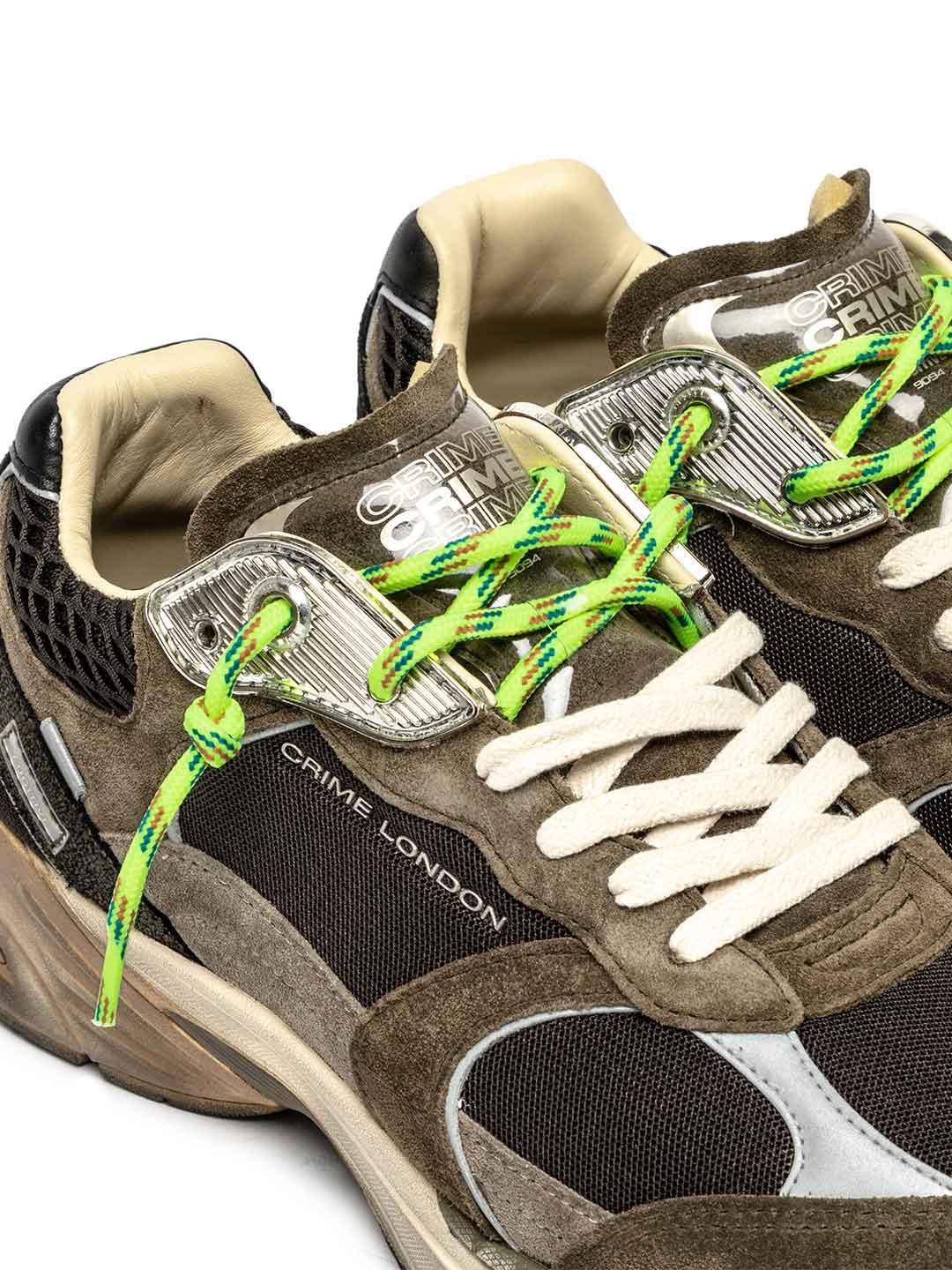 Crime Fugitive 9094 sneakers verde running 11301 VERDE CRIME