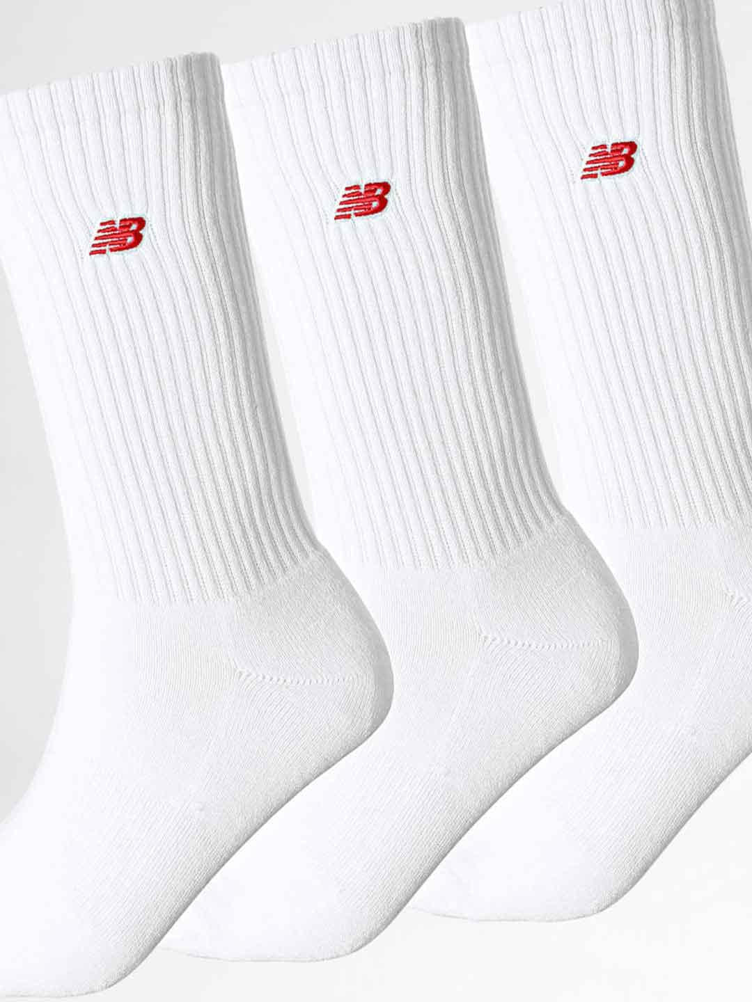 New balance calzini bianco set da 3 paia LAS33763 BIANCO NEW BALANCE