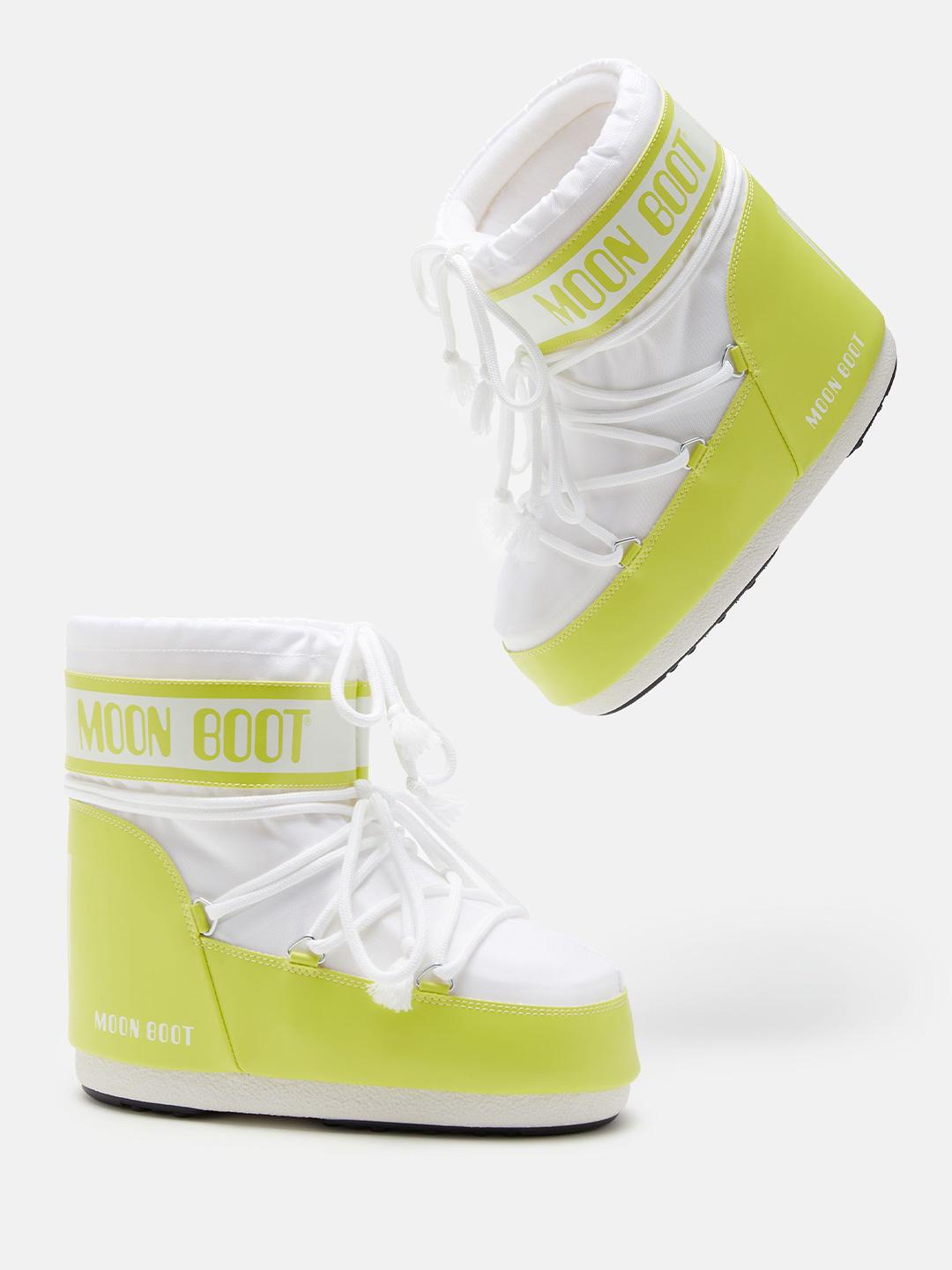 Moon Boot Icon Low stivali giallo basso in Nylon 1409340 GIALLO MOON BOOT