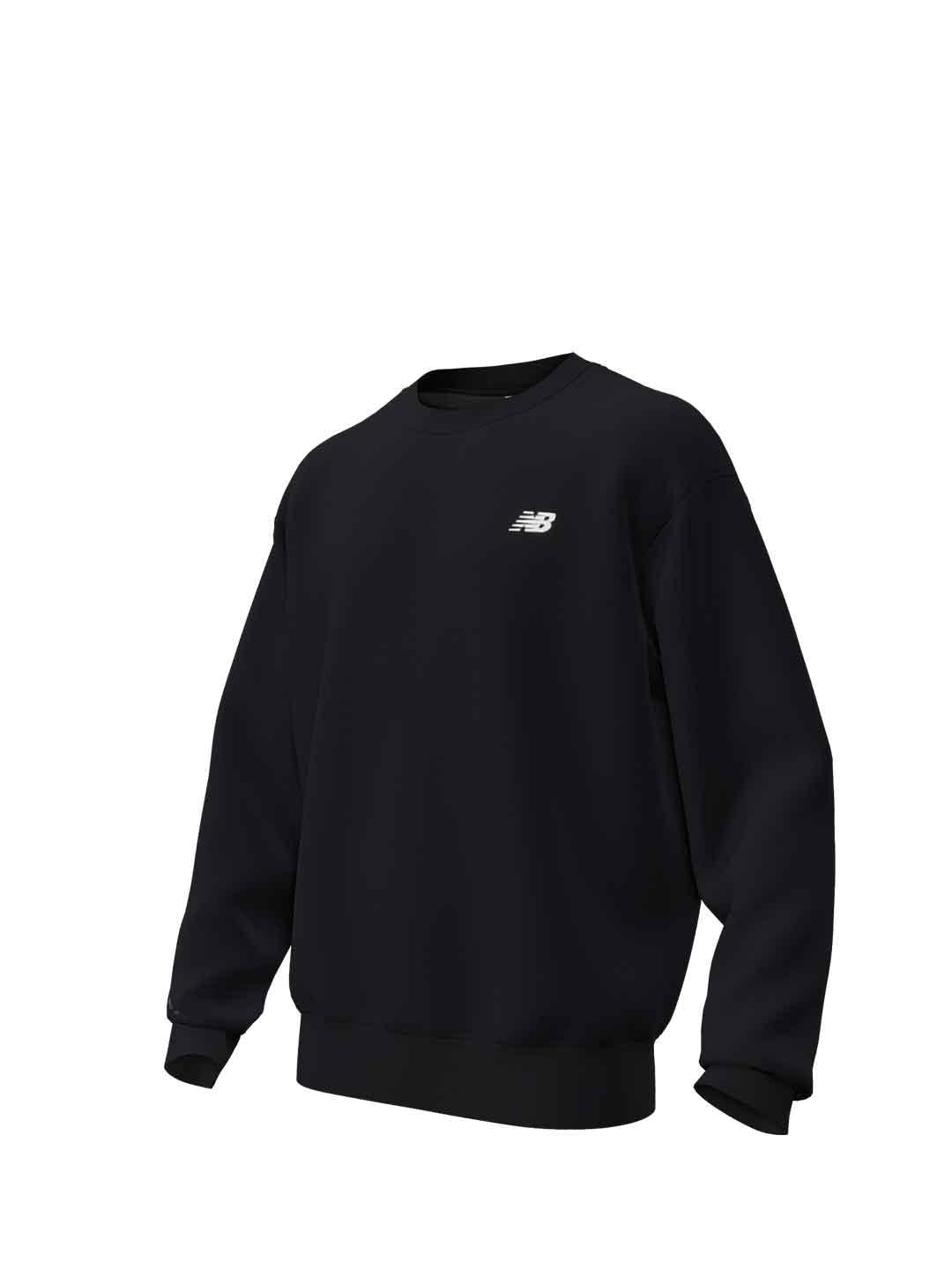 New Balance felpa nero girocollo MT41510BK NERO NEW BALANCE