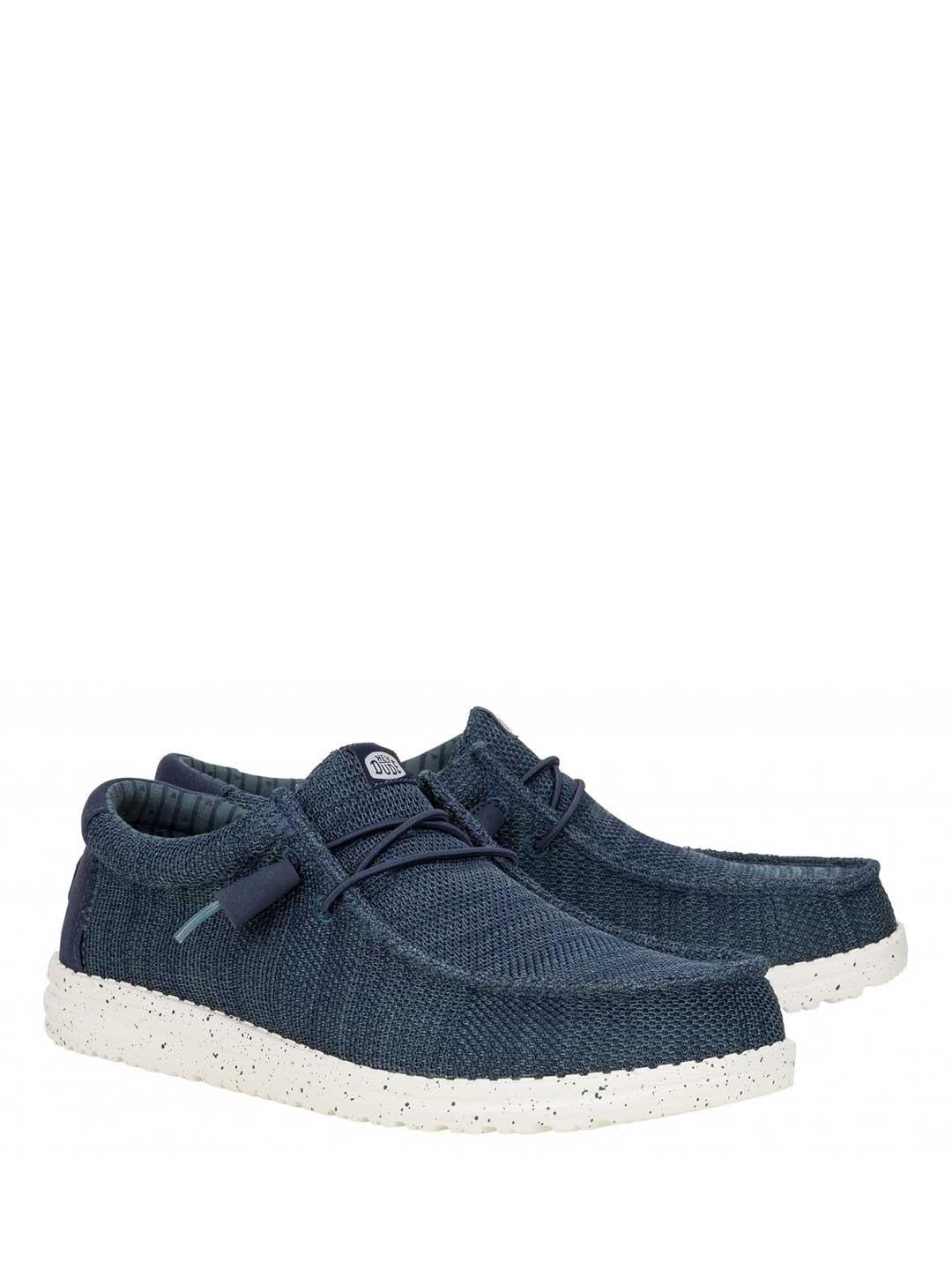 Hey Dude Wally sneakers blu 41898 BLU HEY DUDE