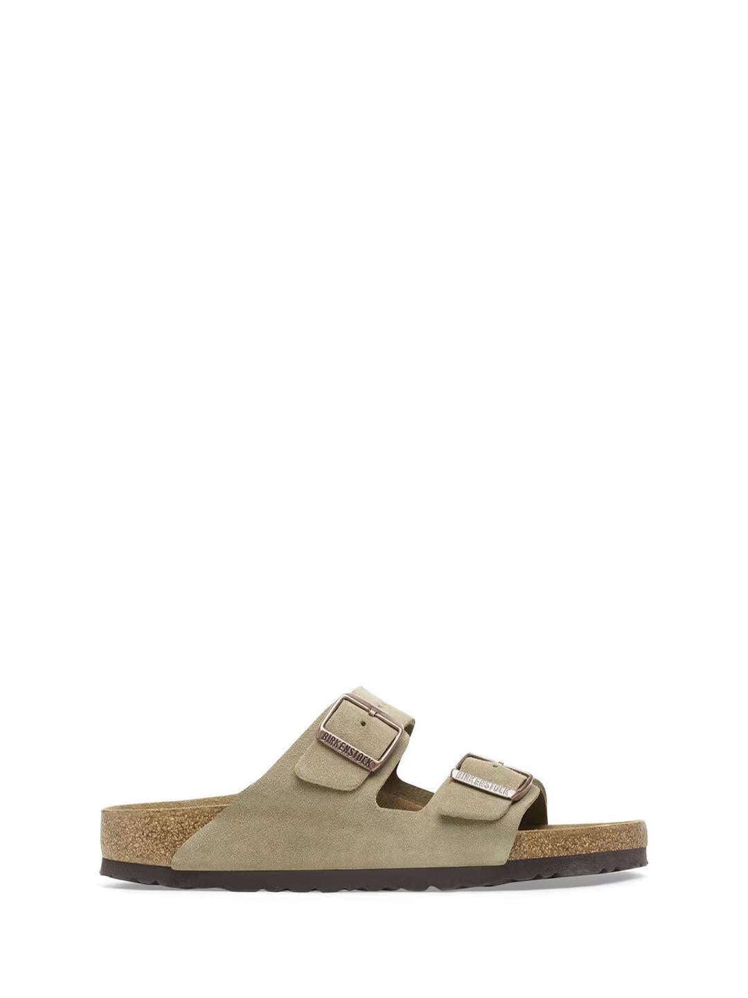 Birkenstock Arizona Bs sandali beige in nabuk<BR/> 0051463 BEIGE BIRKENSTOCK