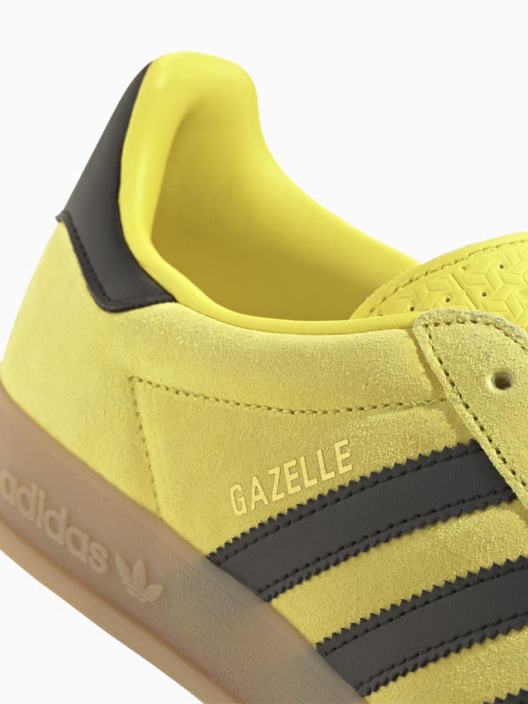 Adidas Gazelle Indoor sneakers giallo e nero JR6303 GIALLO ADIDAS