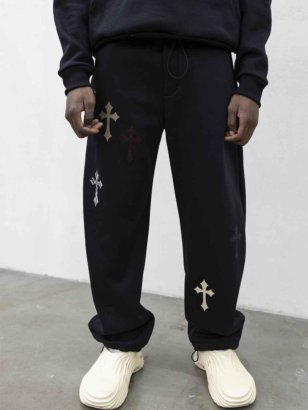 Tokyo coordinato nero con croci RB002 NERO TOKYO