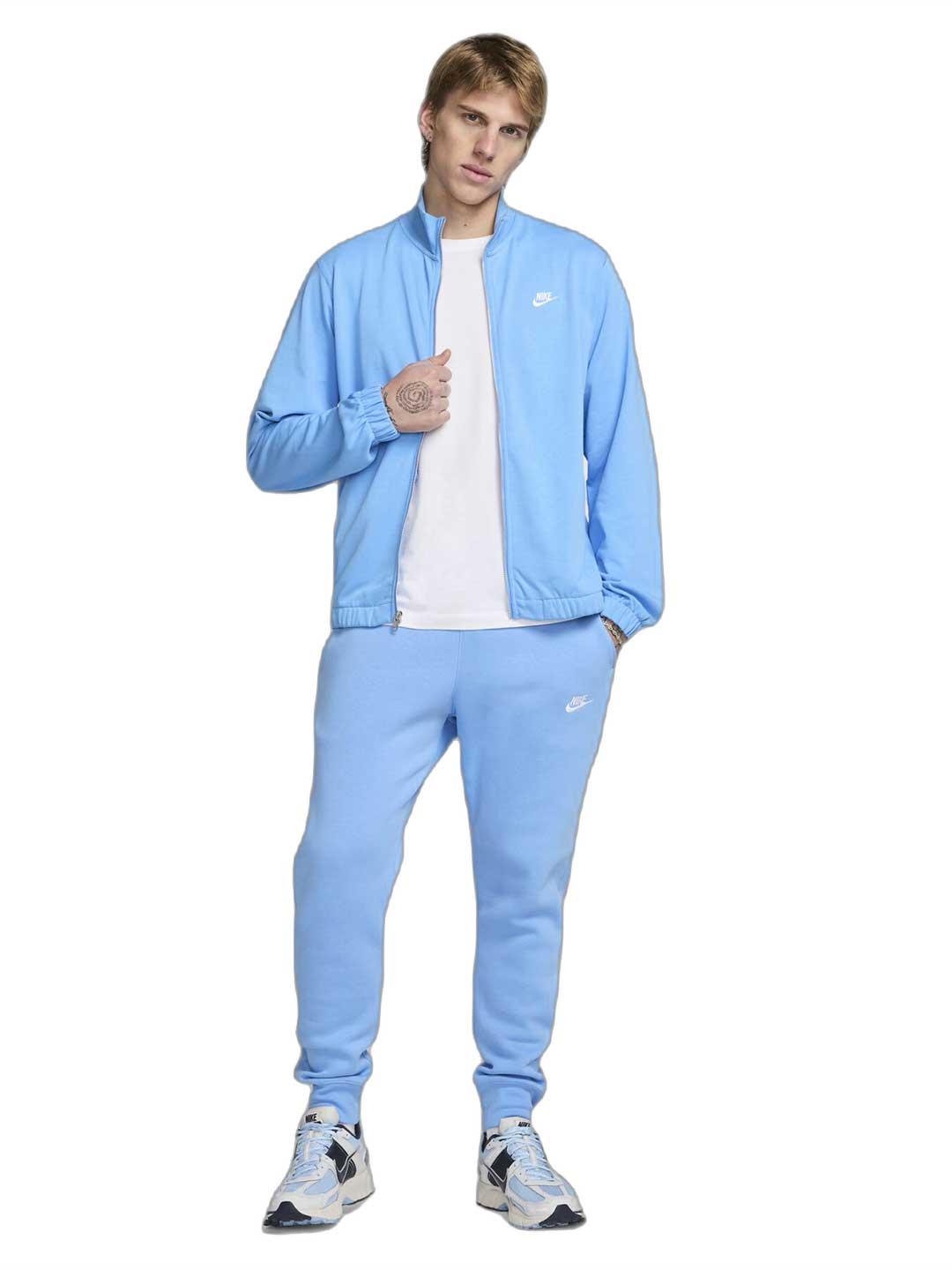 Nike felpa turchese con zip FQ3426-412 TURCHESE NIKE