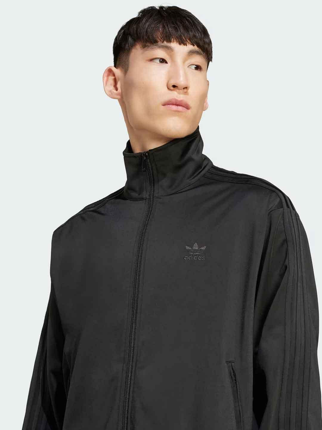 Adidas felpa nero con zip JY1347 NERO ADIDAS